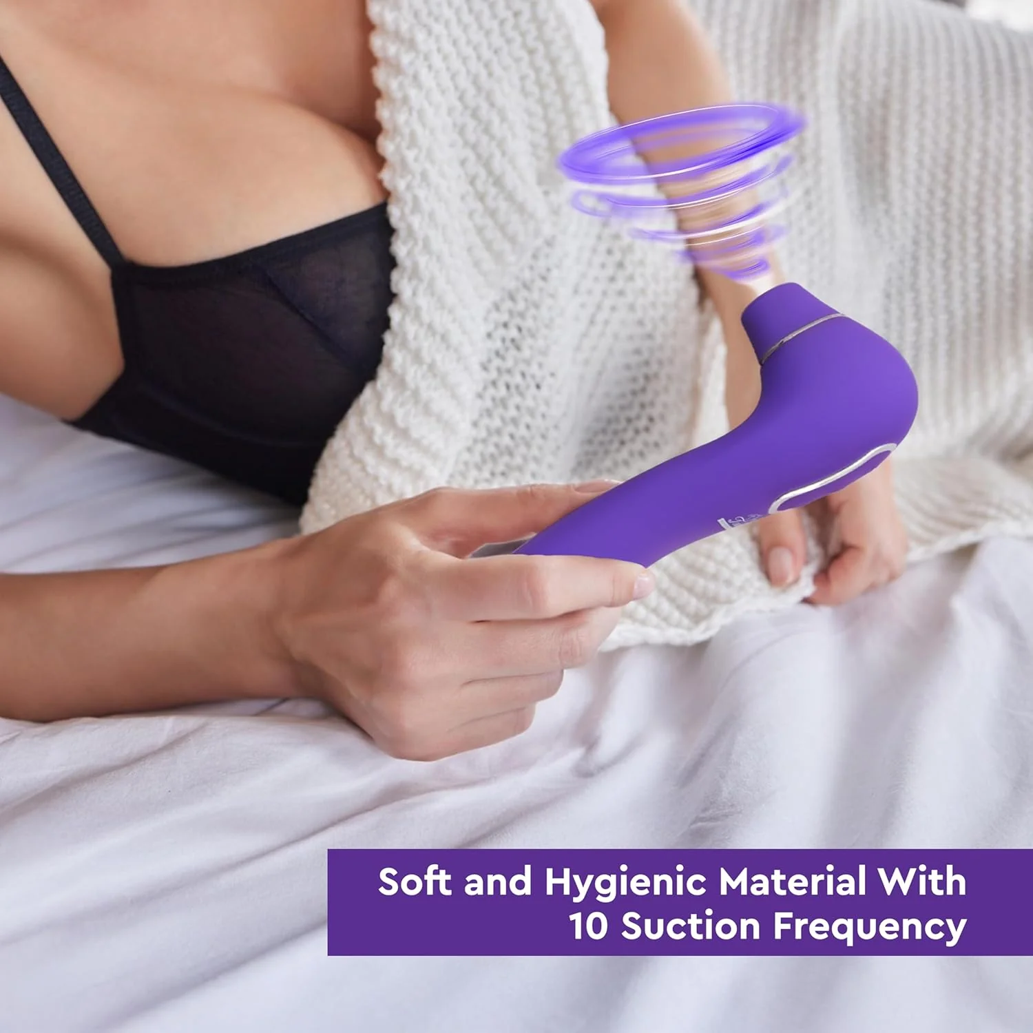 FlexiPulse 2-in-1 Clit Suction Stimulator G-Spot Vibrator Wand - Image 4