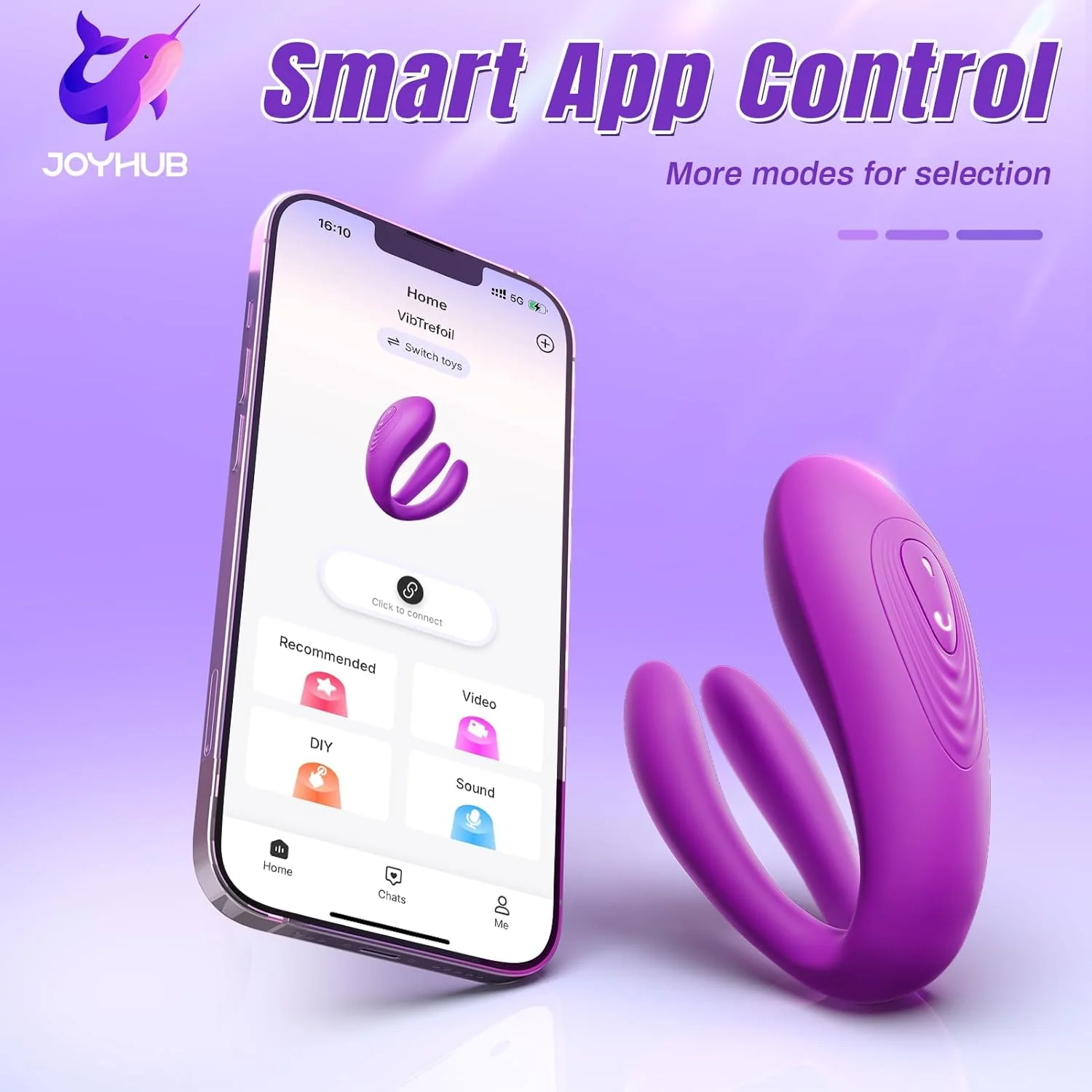DualPulse Double-Ended Wearable Vibrator 3 Motors - Image 7