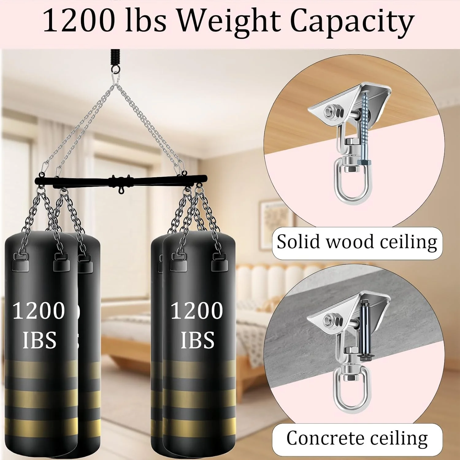 FloatEase Premium Heavy-Duty 360° Adjustable Sex Swing 800lb - Image 5