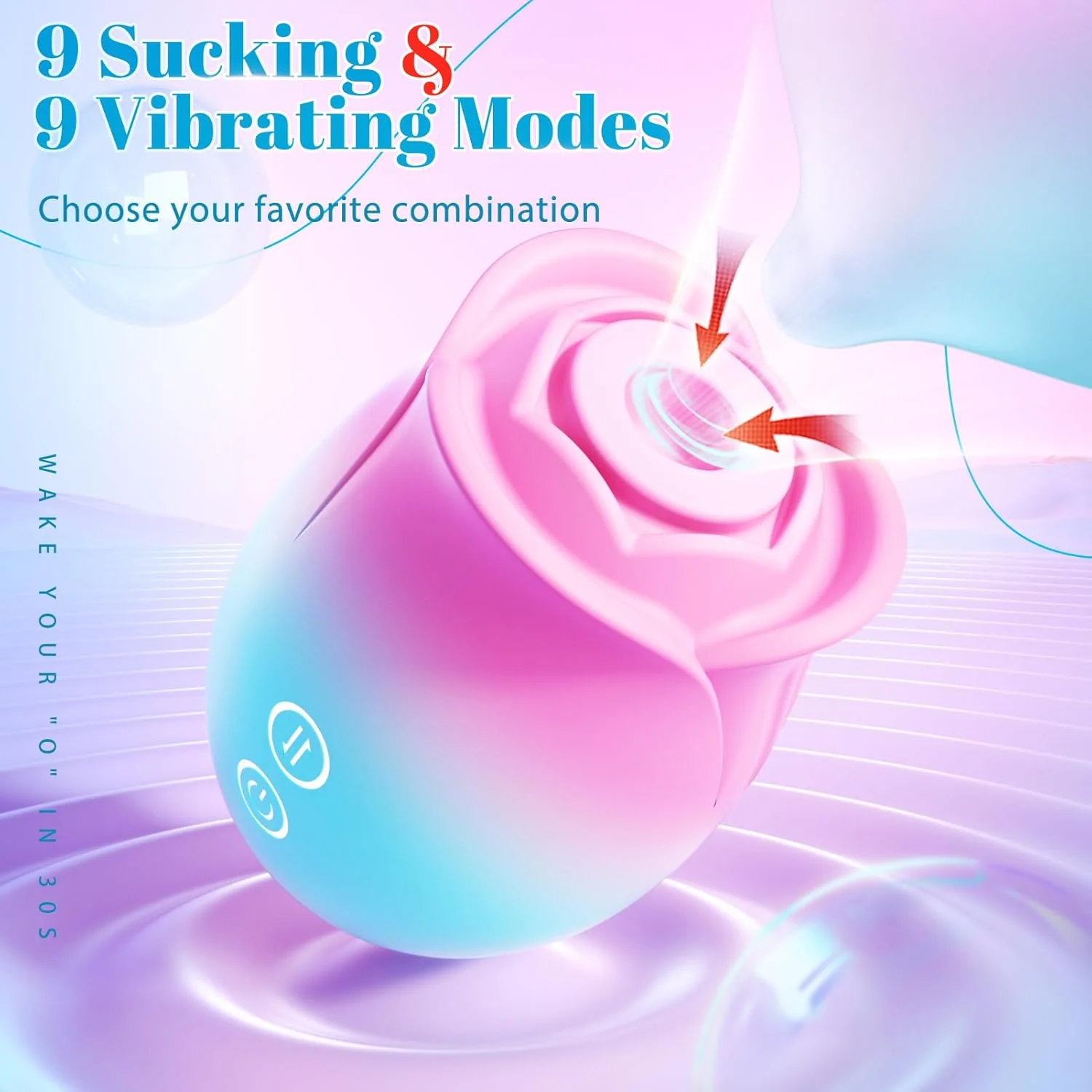 AvenyX Rose Clit Sucker App Control 9 Modes Waterproof - Image 2