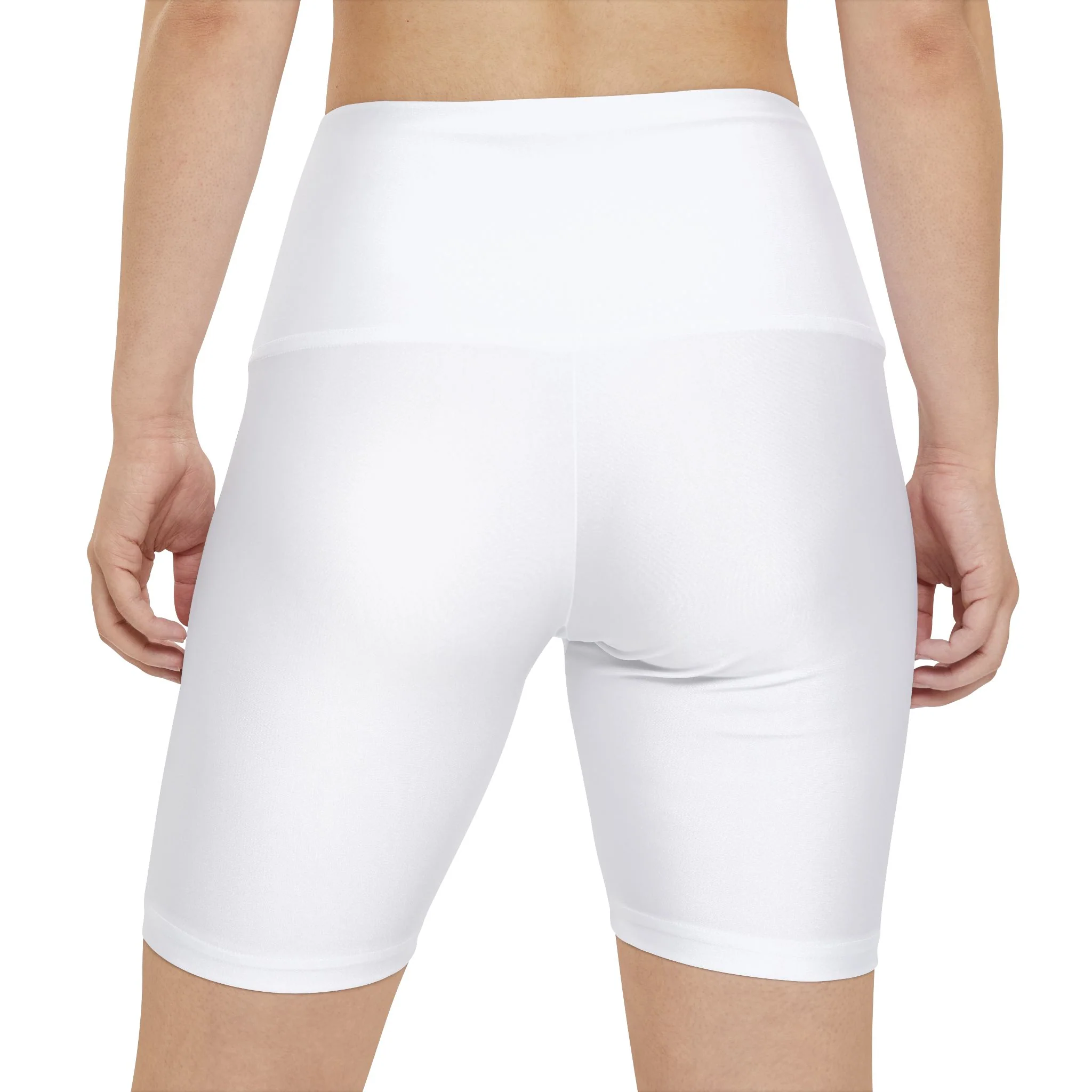 AE Yoga Performance Shorts for Women - White - Image 5