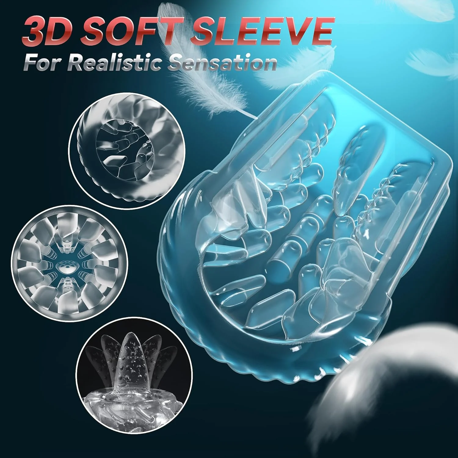 AeroGlide 4-in-1 Male Masturbator with Pump, Vibration & Thrust - Image 6