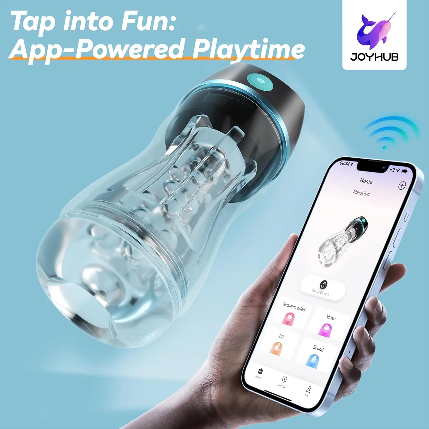 NexoraY  AI Interactive Male Masturbator App Control - Image 6