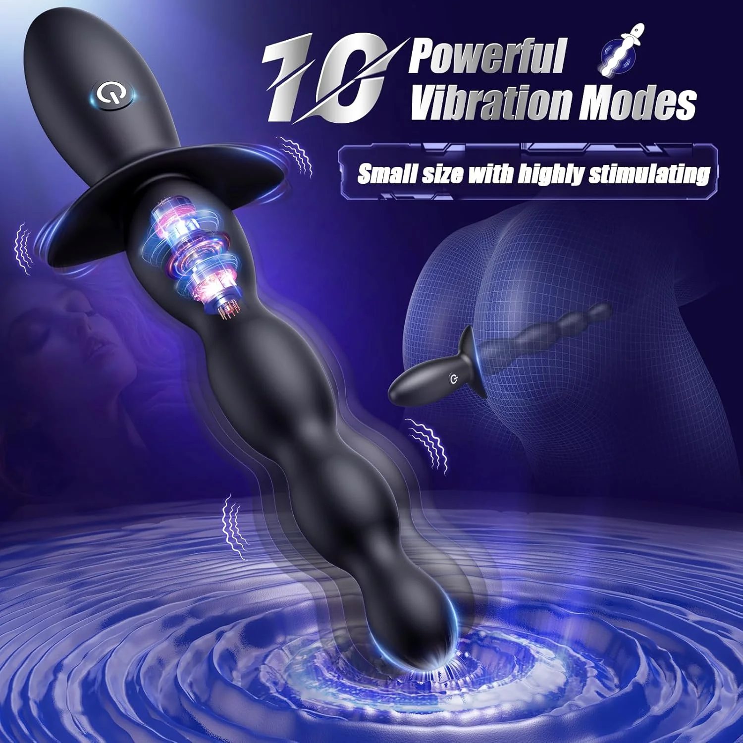 CoreWave App-Controlled Anal Beads Prostate Vibrator - Image 2