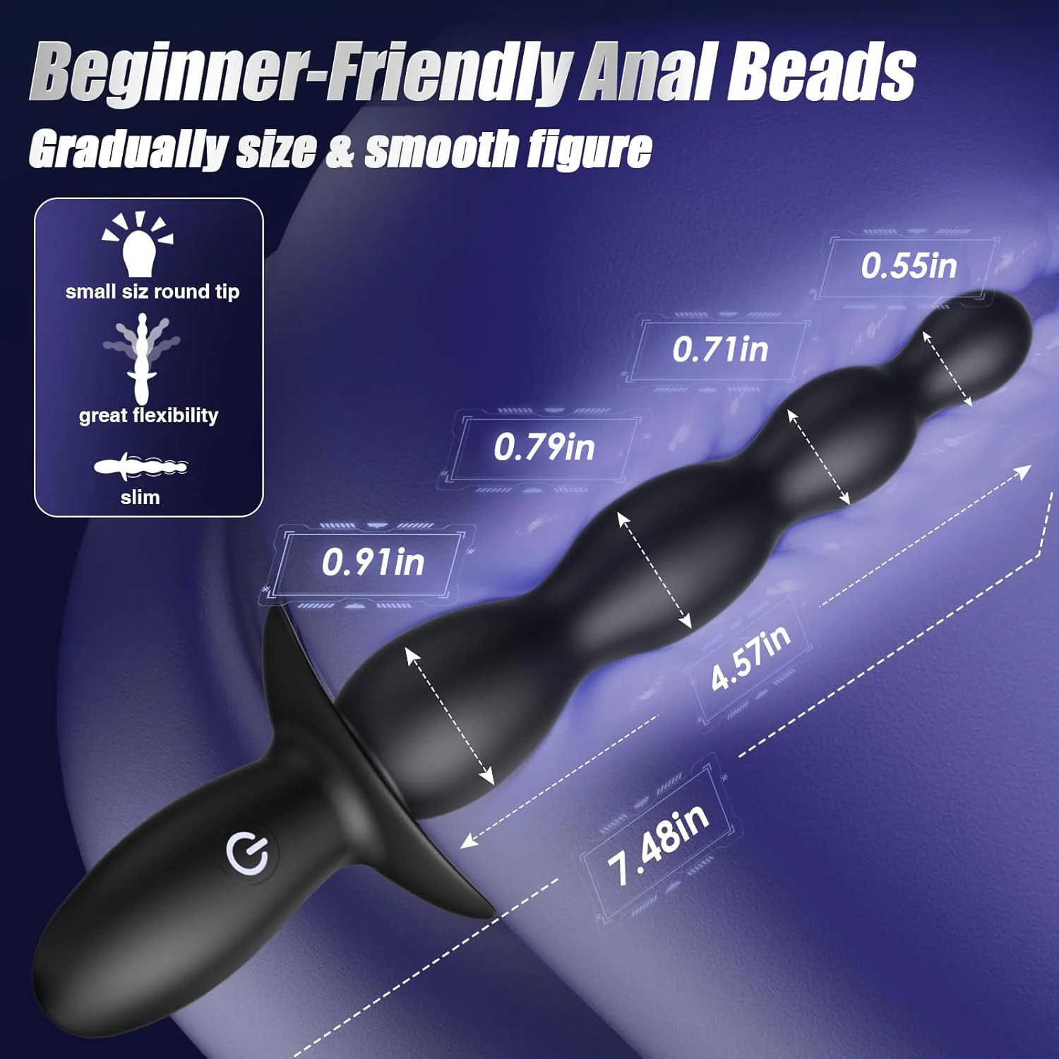CoreWave App-Controlled Anal Beads Prostate Vibrator - Image 6