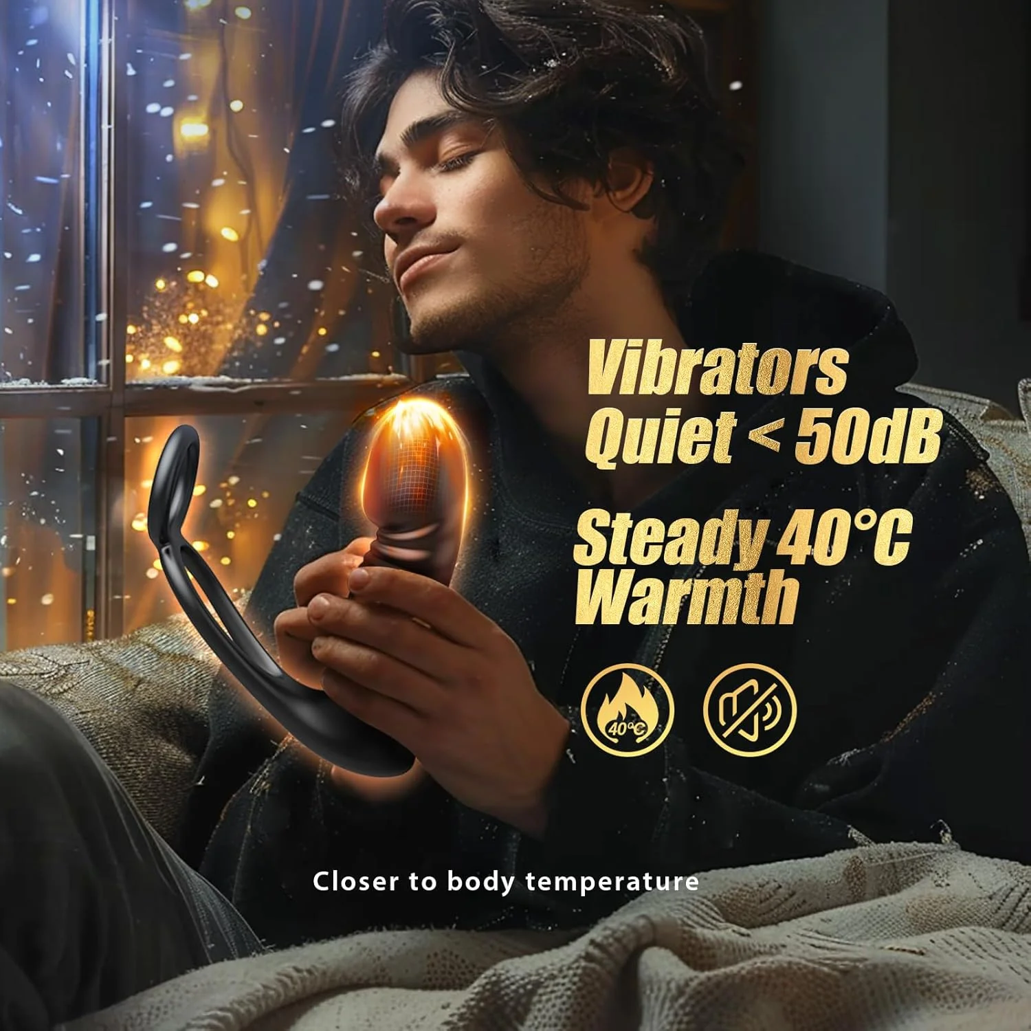 HeatCore Heating Prostate Massager Cock Ring 9 Modes Remote - Image 6