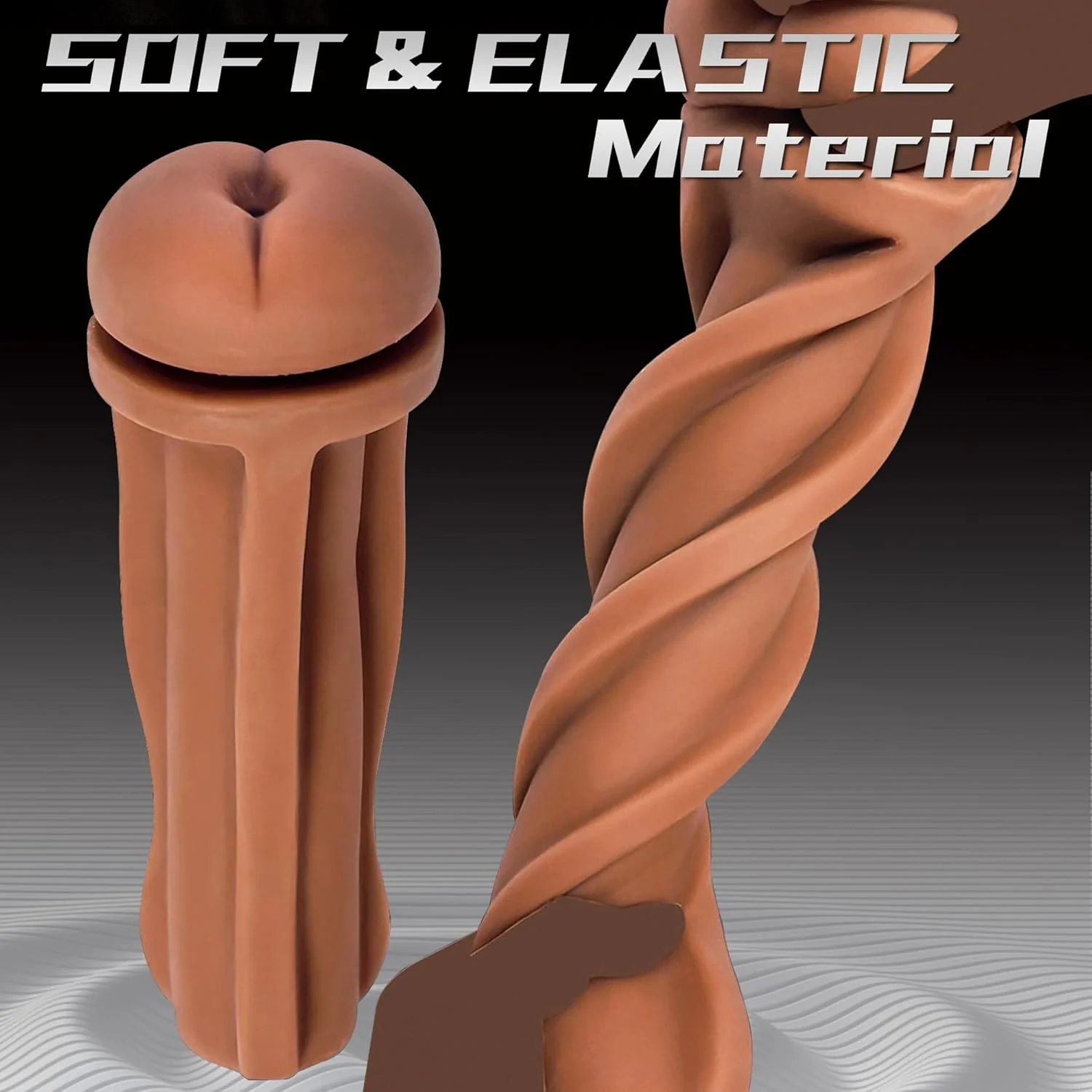 DeepVault 8.5" Anal Pocket Pussy Male Masturbator Stroker - Image 5