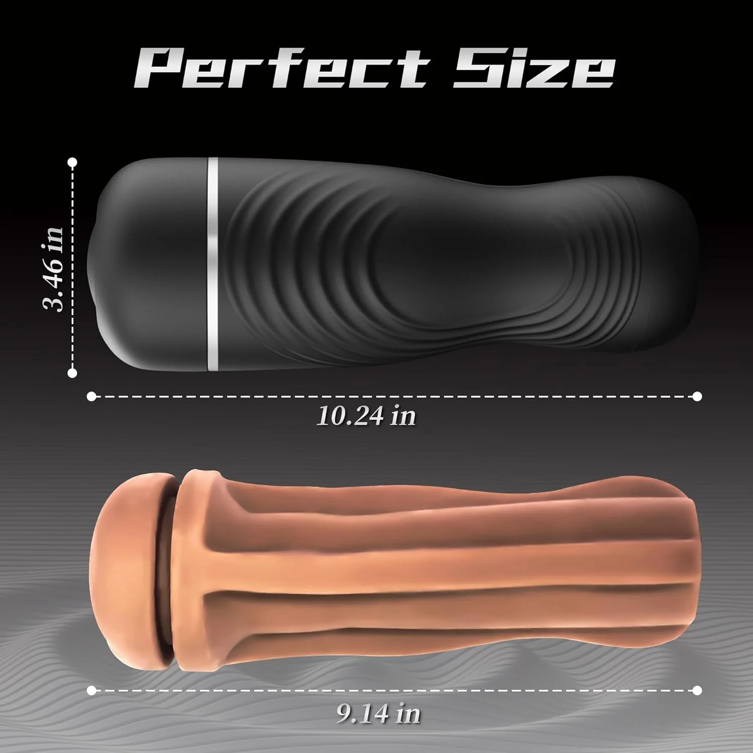 DeepVault 8.5" Anal Pocket Pussy Male Masturbator Stroker - Image 6
