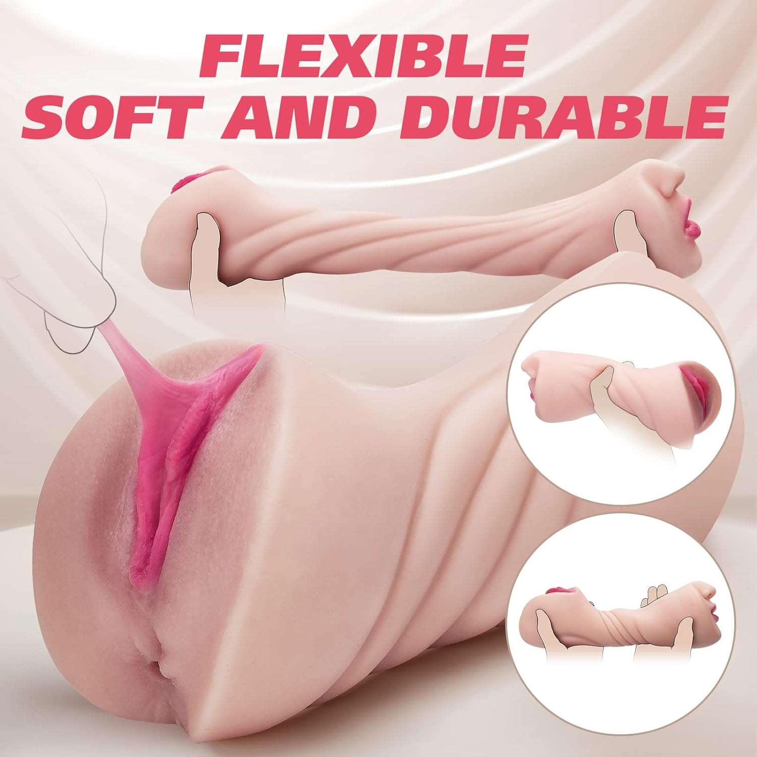 PocketVibe Triple-Entry Male Masturbator - Image 3