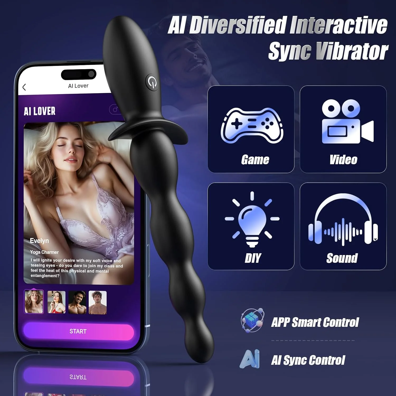 CurveSync App-Controlled Anal Beads Prostate Vibrator - Image 10
