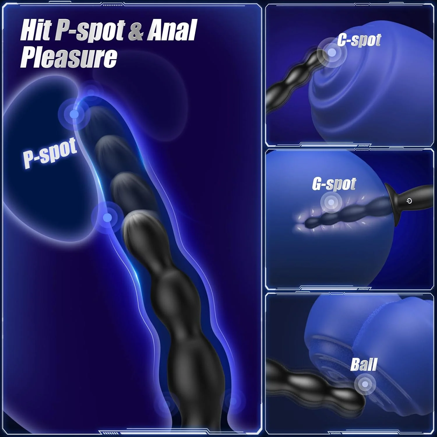 CurveSync App-Controlled Anal Beads Prostate Vibrator - Image 4