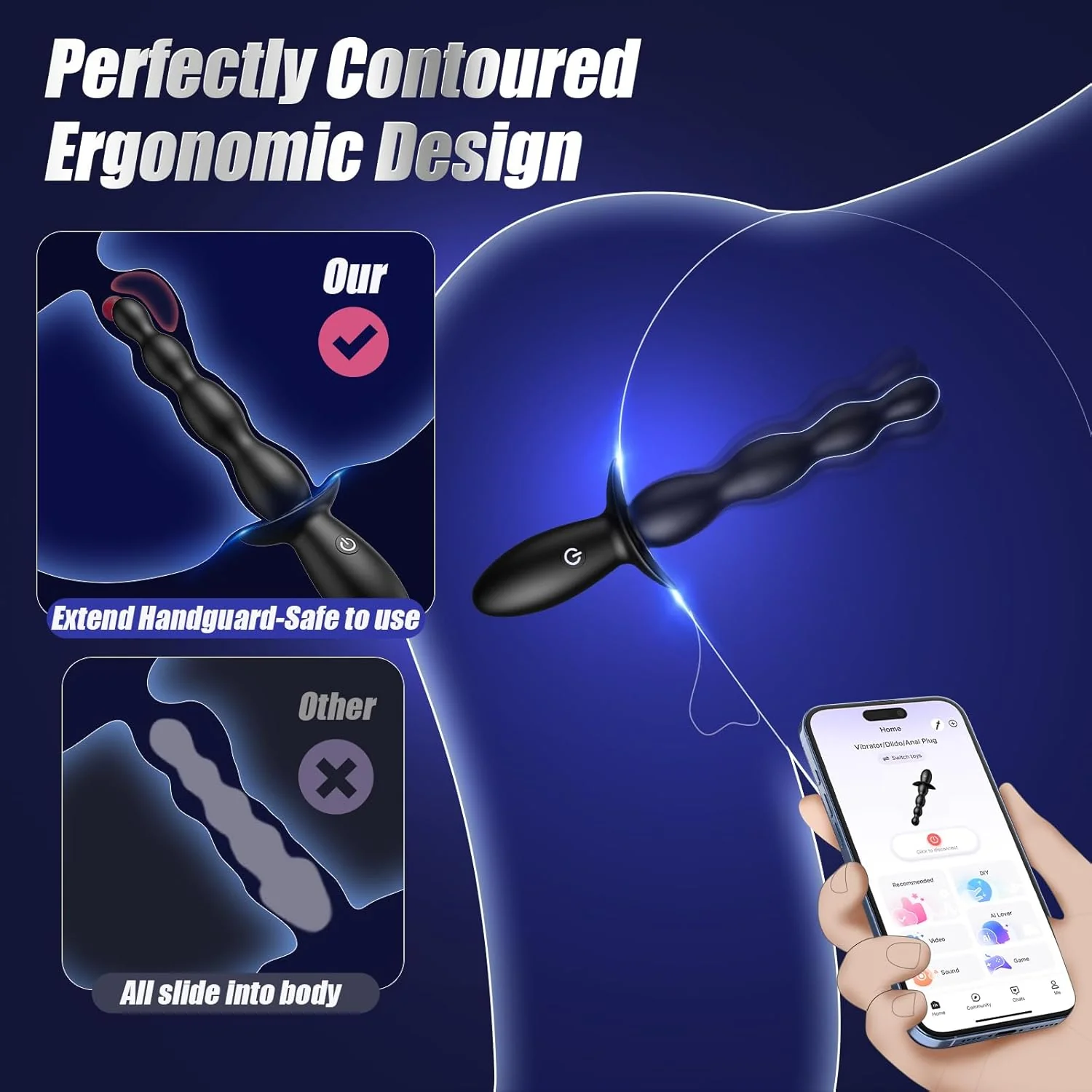 CurveSync App-Controlled Anal Beads Prostate Vibrator - Image 6