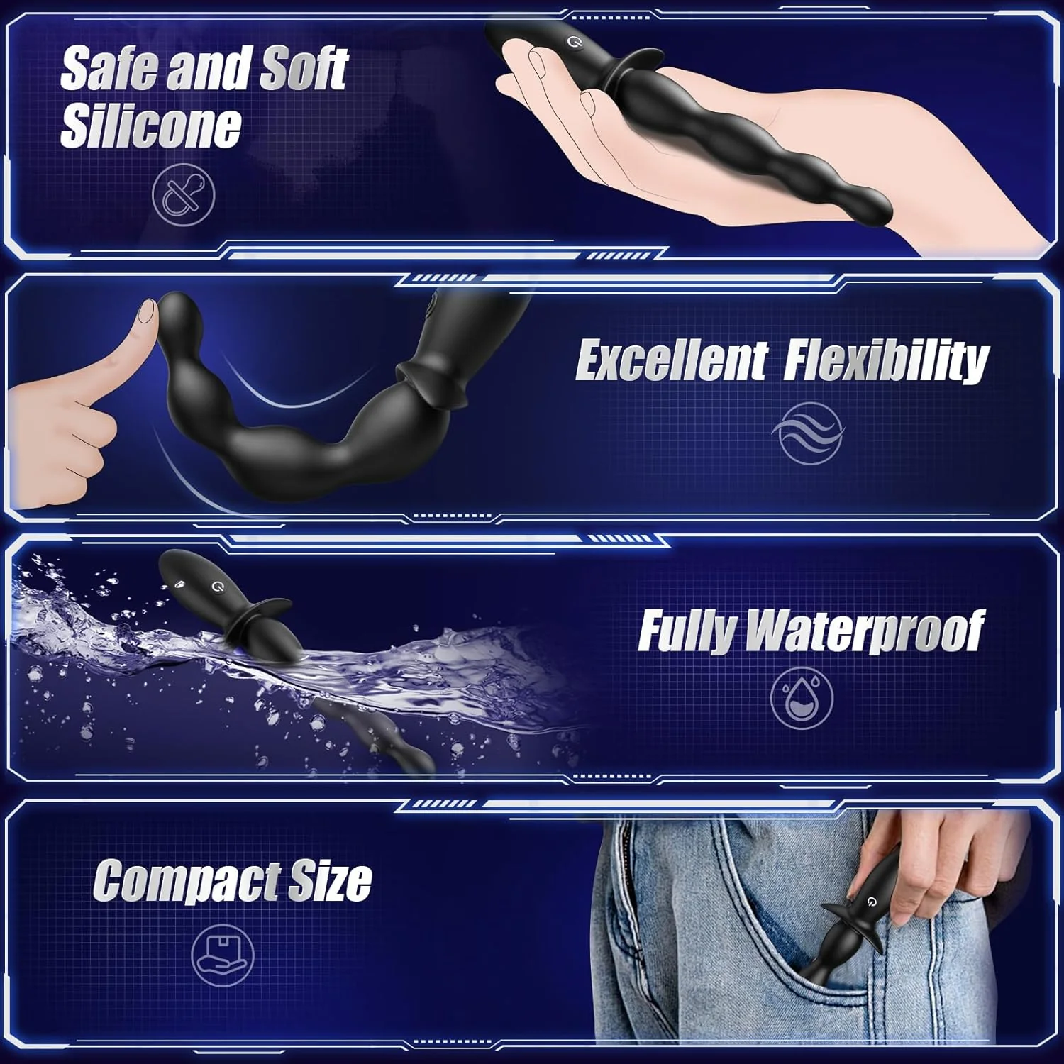 CurveSync App-Controlled Anal Beads Prostate Vibrator - Image 8