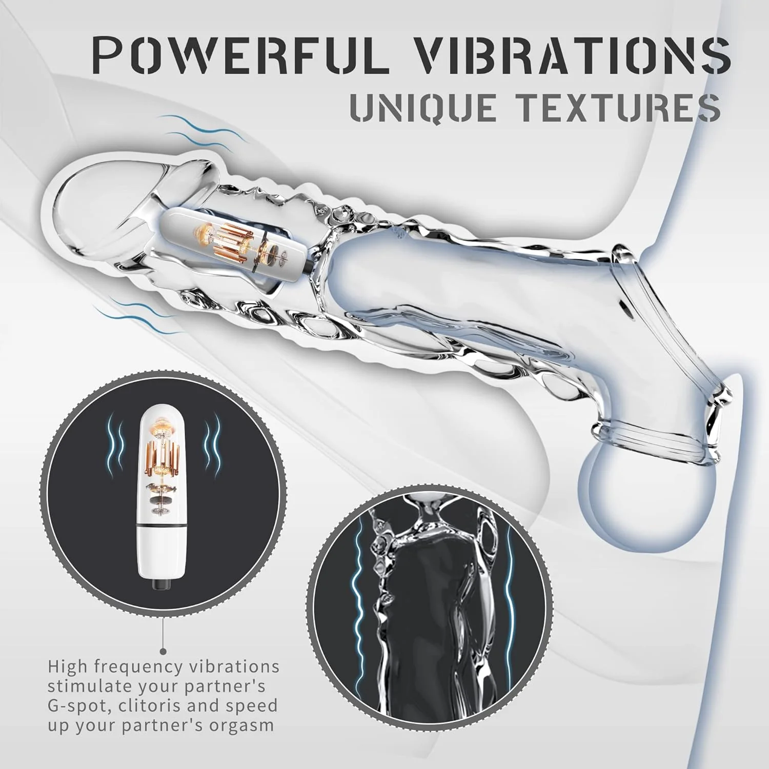 ApexPredator Huge Vibrating Penis Sleeve - Image 3