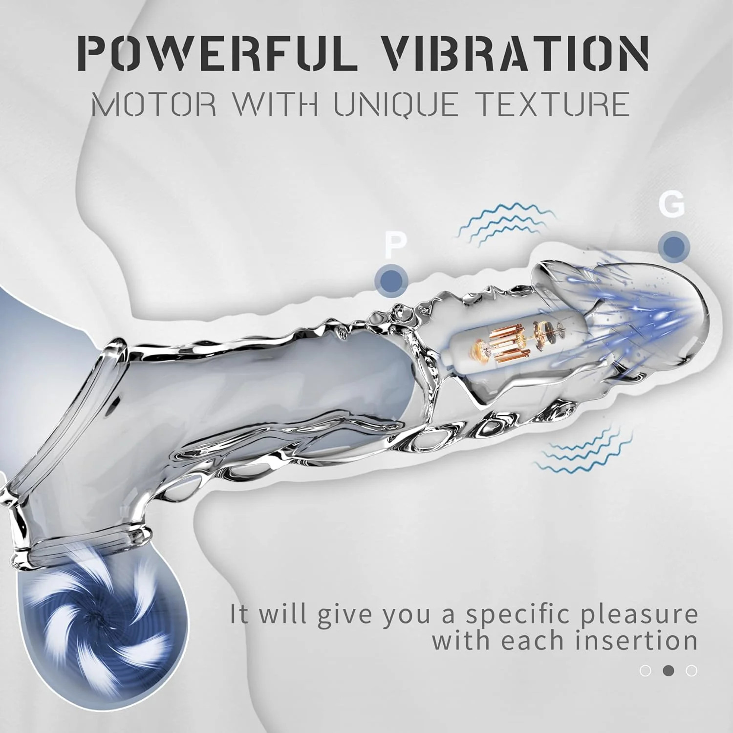 ApexPredator Huge Vibrating Penis Sleeve - Image 5