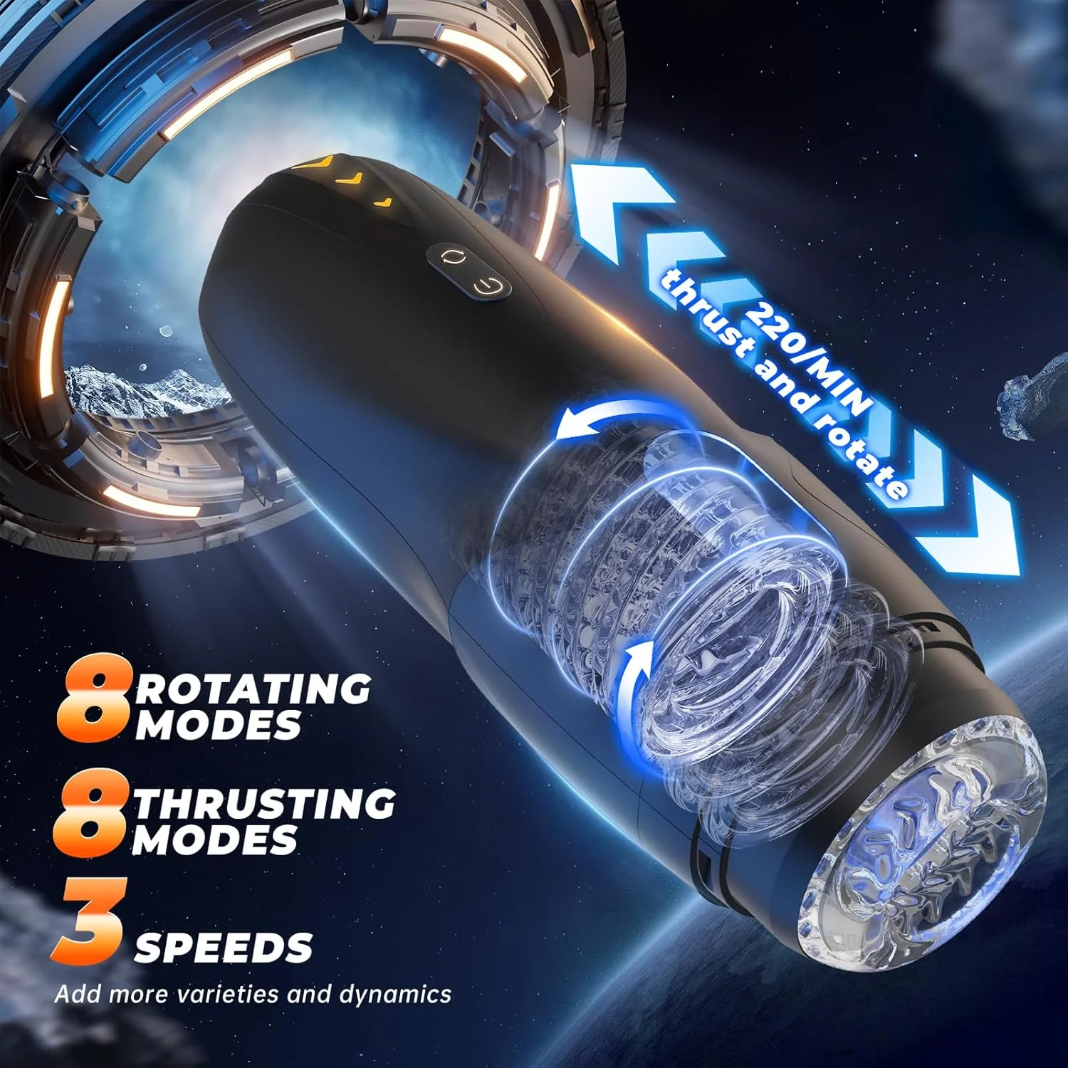 ApexTremor Thrusting & Spinning Male Stroker - Image 7