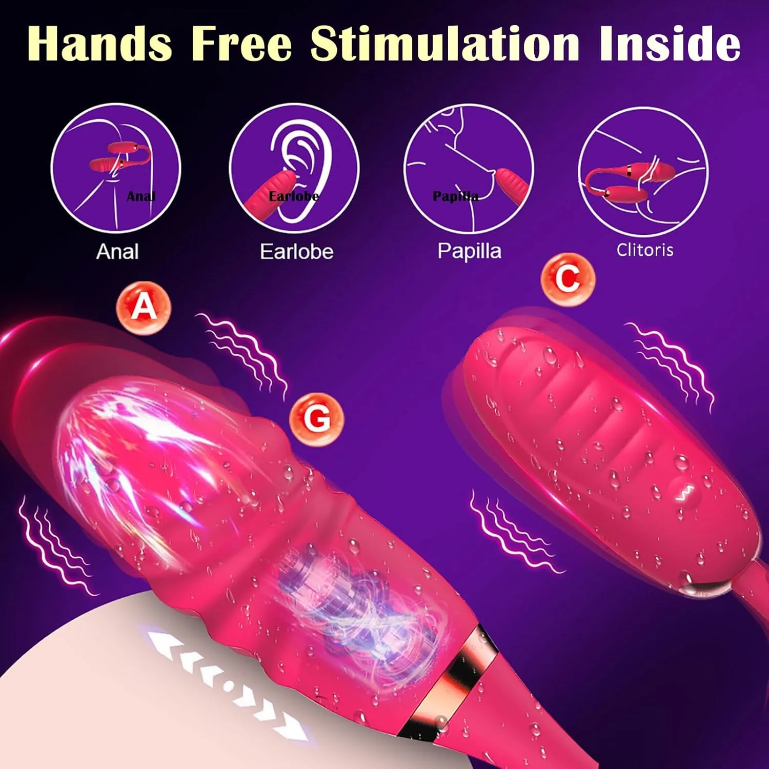 SyncWave App Remote G-Spot Vibrator Couples Toy 10 Modes - Image 3