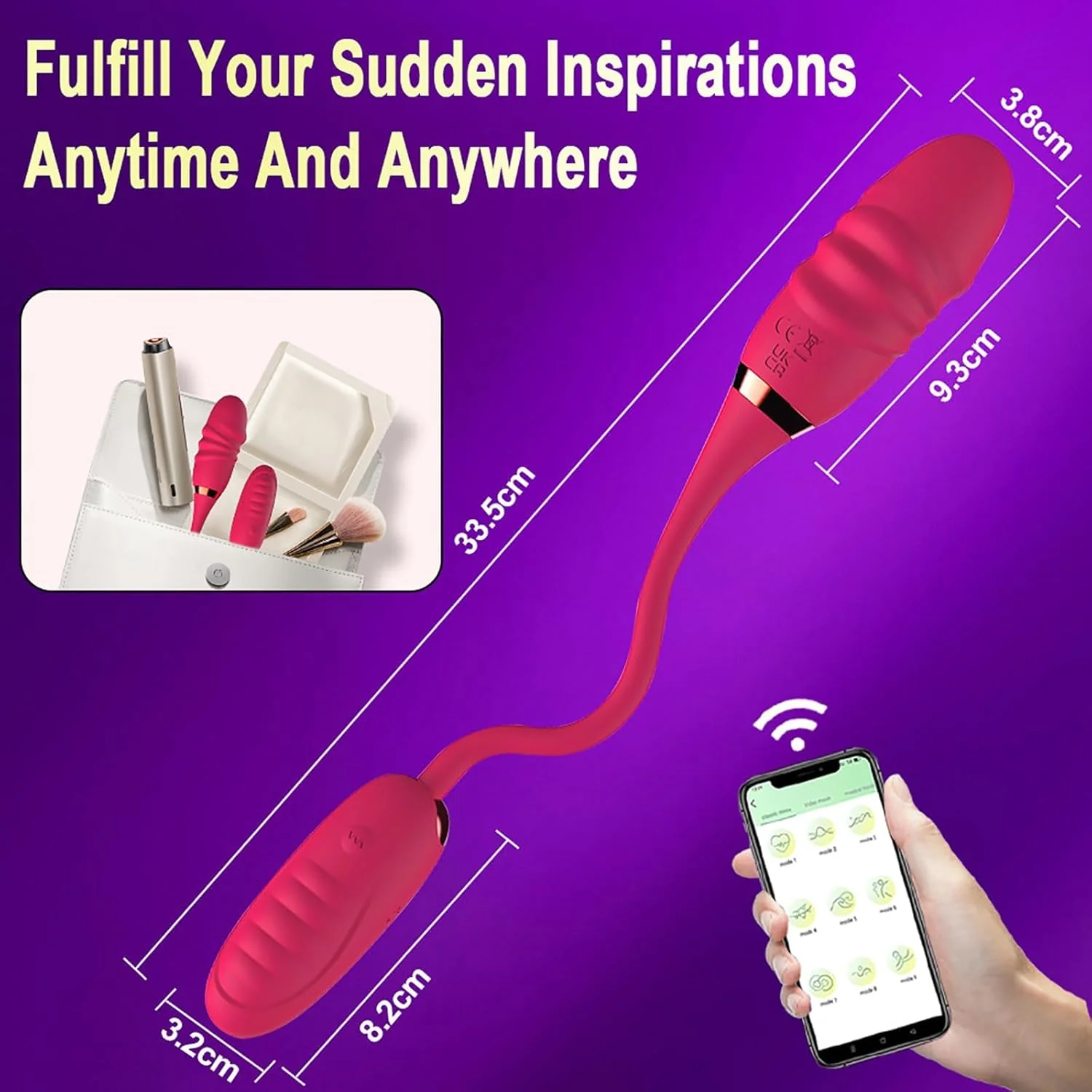 SyncWave App Remote G-Spot Vibrator Couples Toy 10 Modes - Image 4