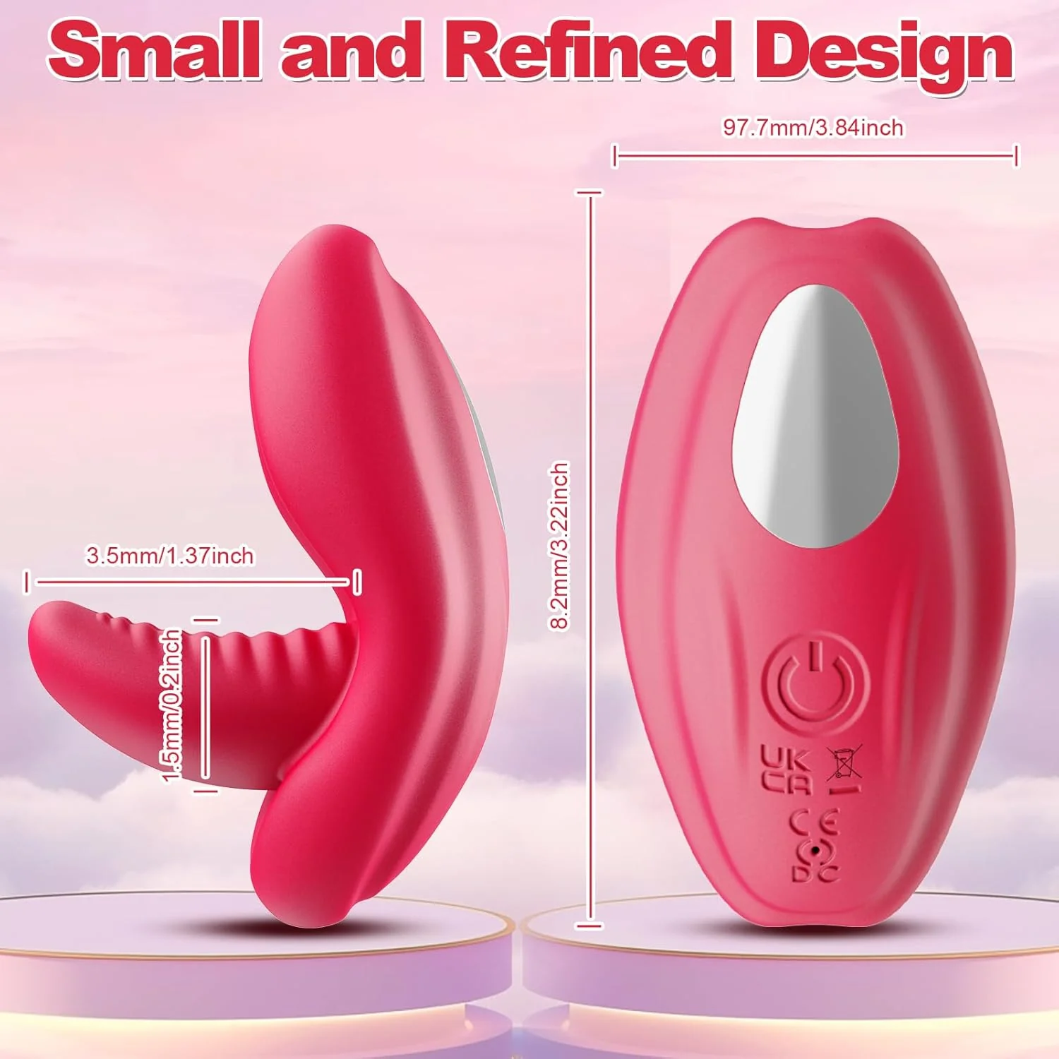 KissPulse Tongue Wearable Panty Vibrator APP 10 Modes - Image 3