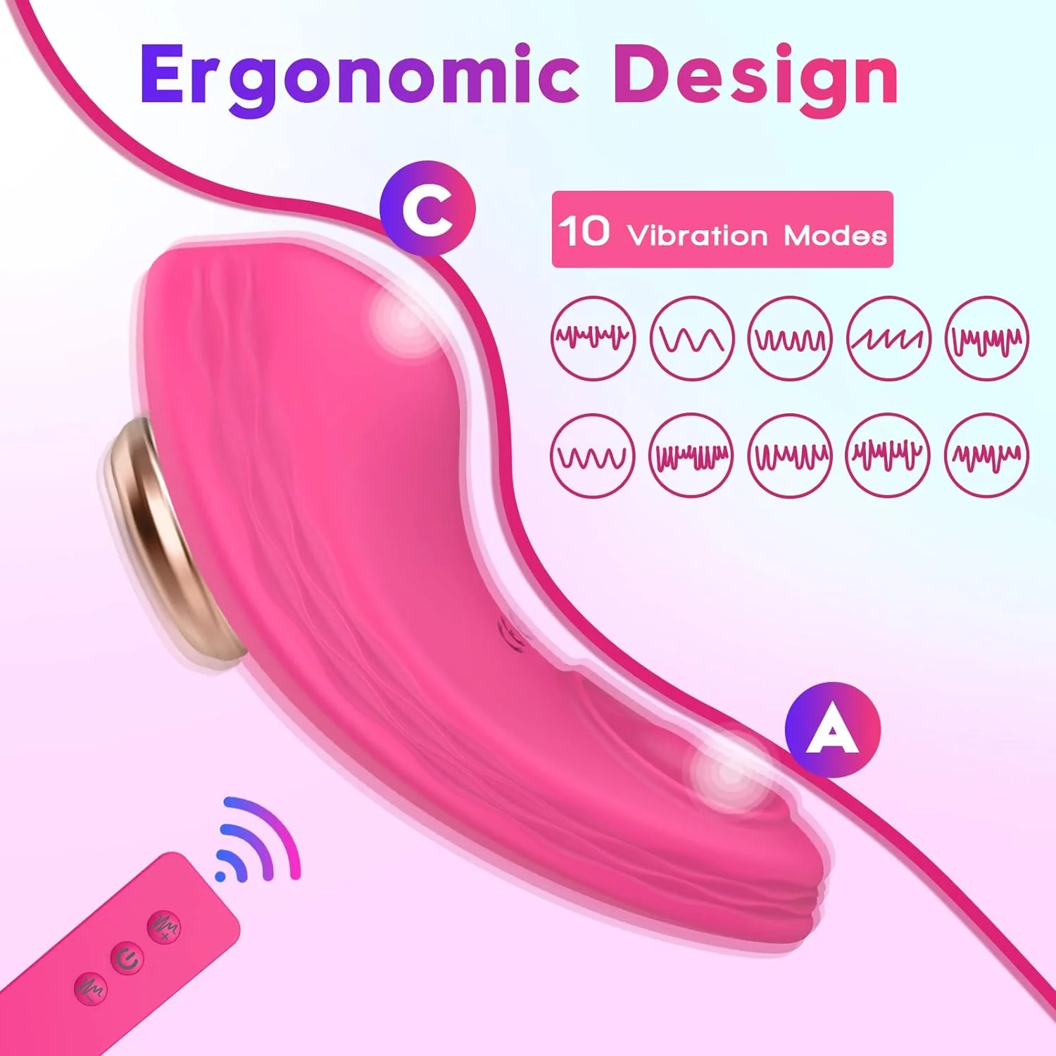 ClipSync APP Magnetic Panty Vibrator 10 Modes - Image 2