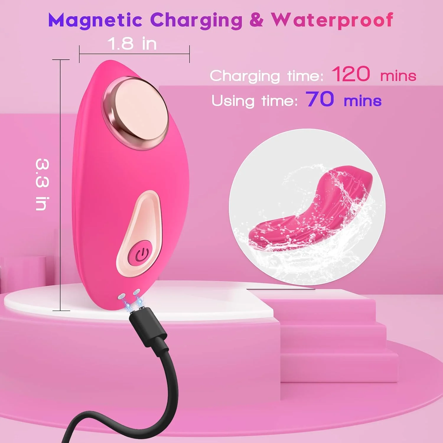 ClipSync APP Magnetic Panty Vibrator 10 Modes - Image 7