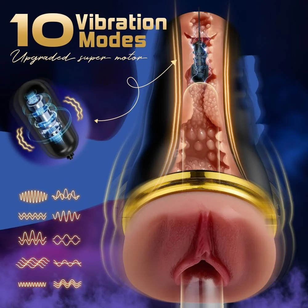 AeroGrip Automatic Pocket Pussy 5 Suction 10 Vibration Stroker - Image 3