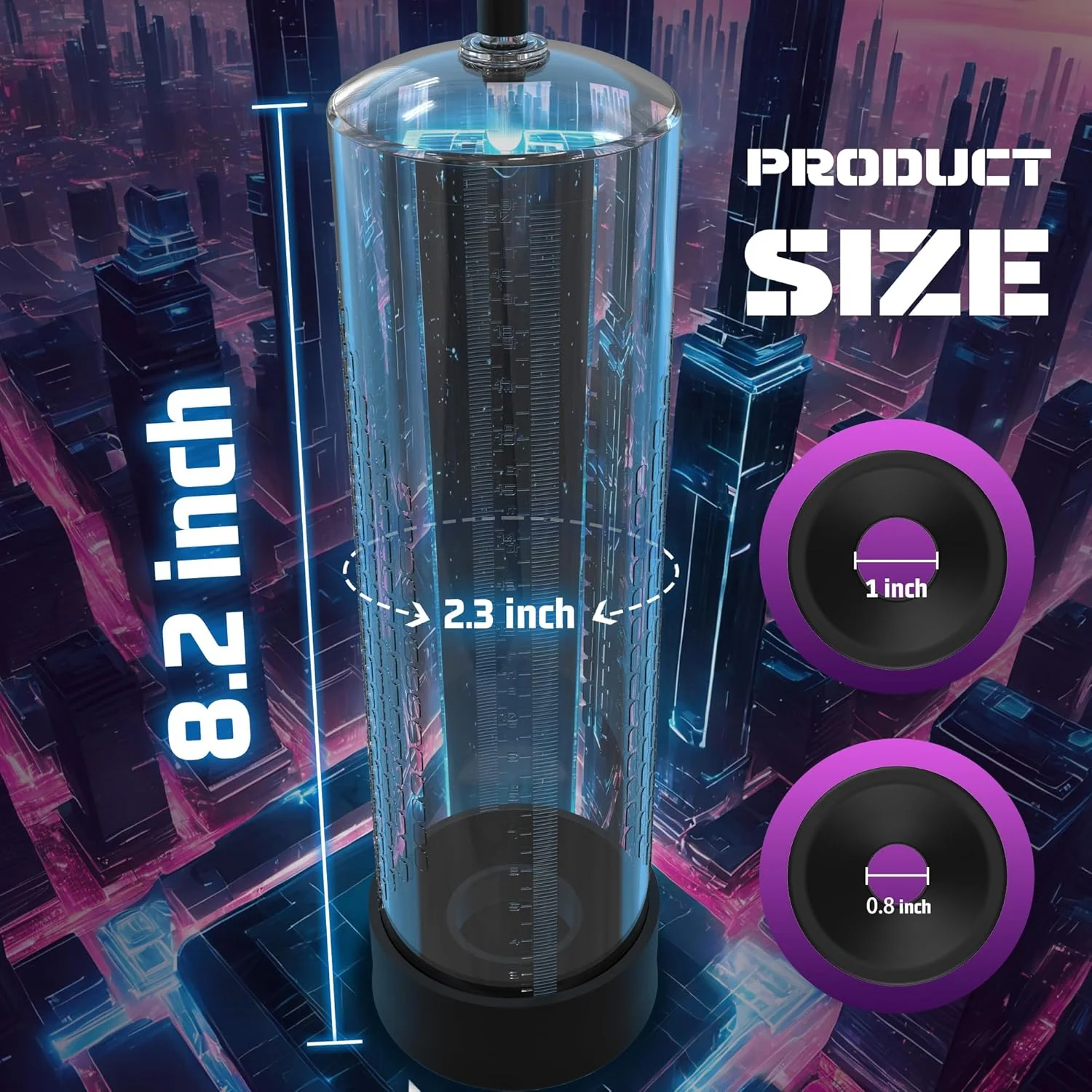 HydroCore Electric Penis Pump 6 Modes LCD Display - Image 4