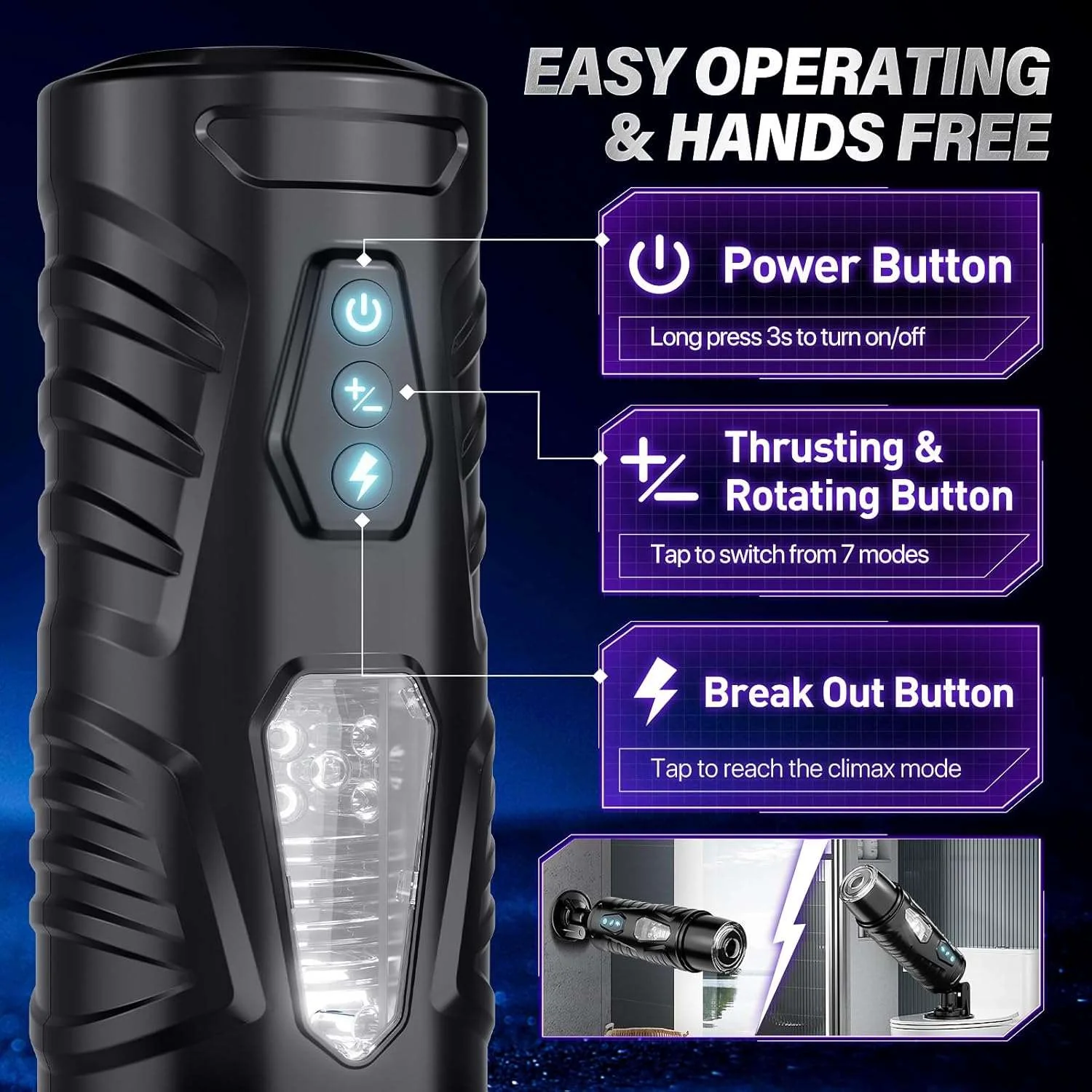 UltraGrip Mighty Male Trainer Masturbator - Image 6