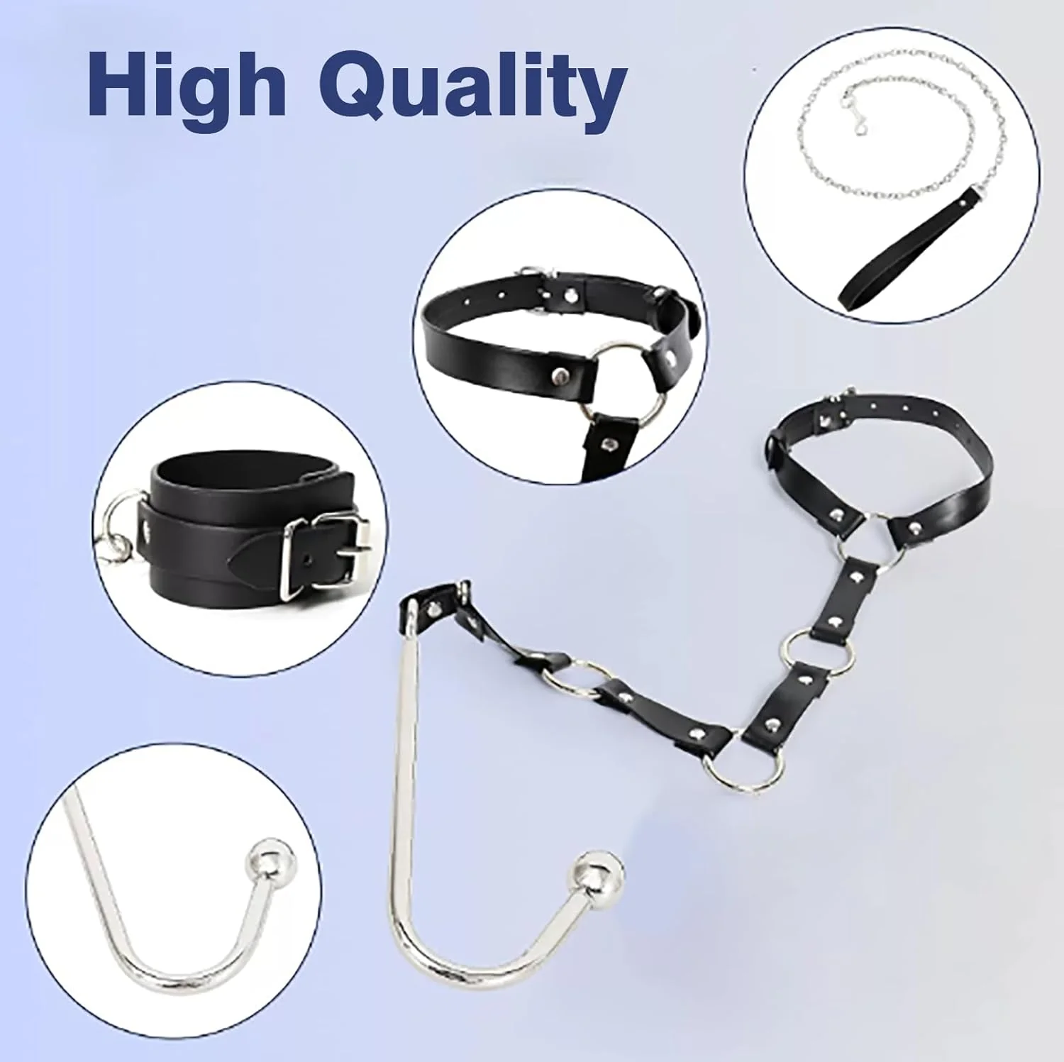 ObeyHook Anal Hook BDSM Collar Chain Kit - Image 4