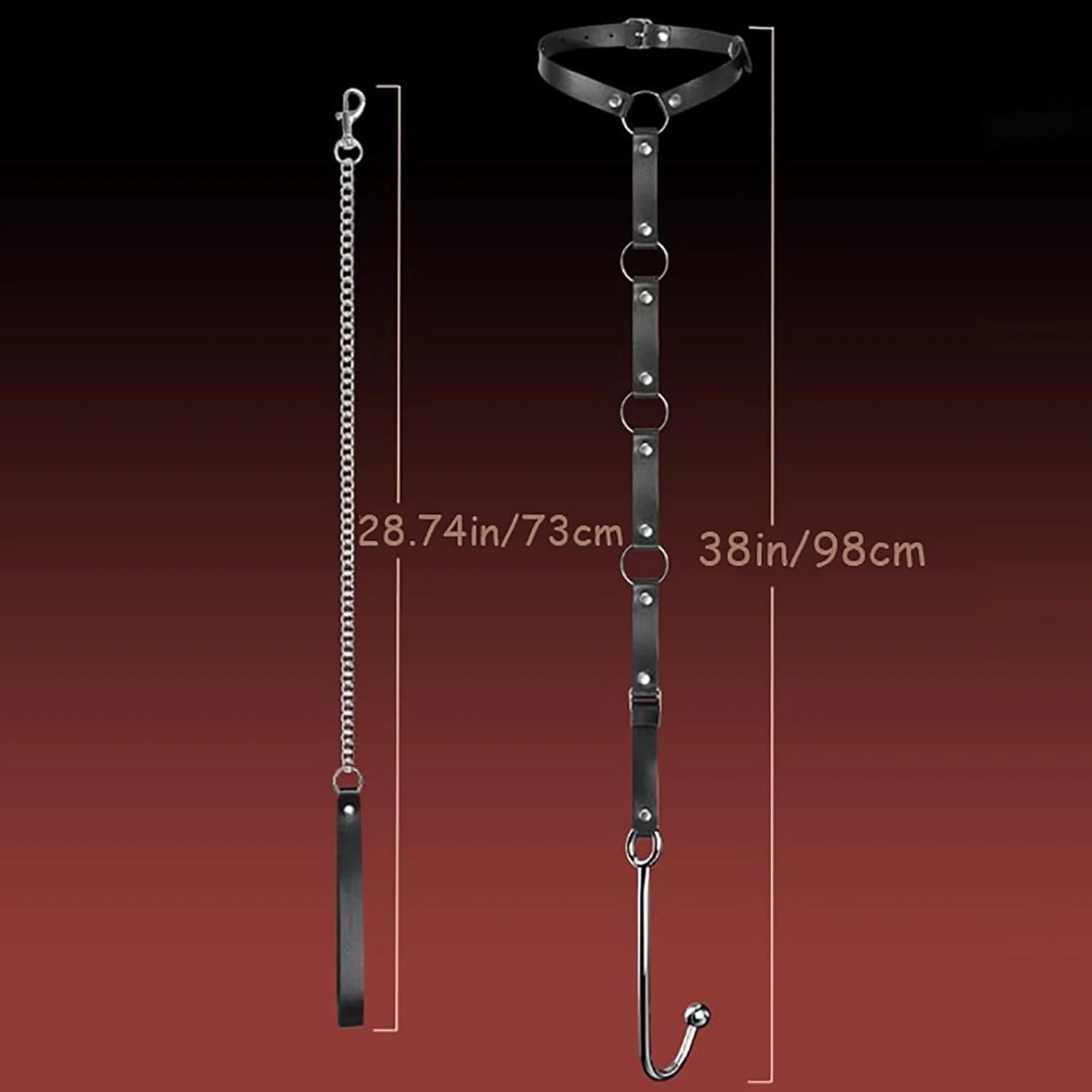 ObeyHook Anal Hook BDSM Collar Chain Kit - Image 5