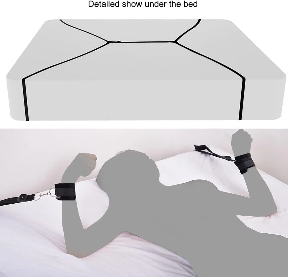 Adjustable BDSM Bed Restraint Kit - Image 5