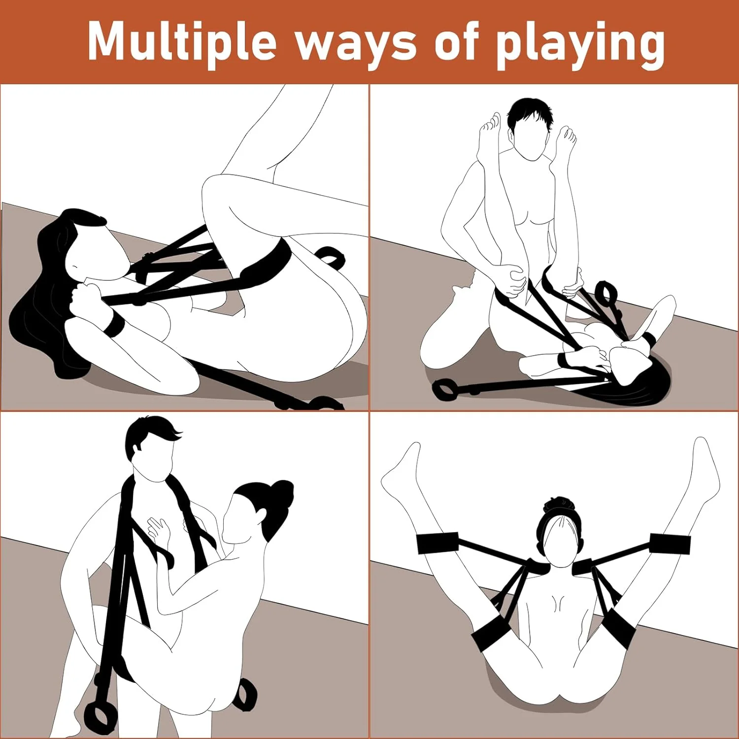 SilkTorque Adjustable Sling Kit with Neck Pillow & Whip - Image 3