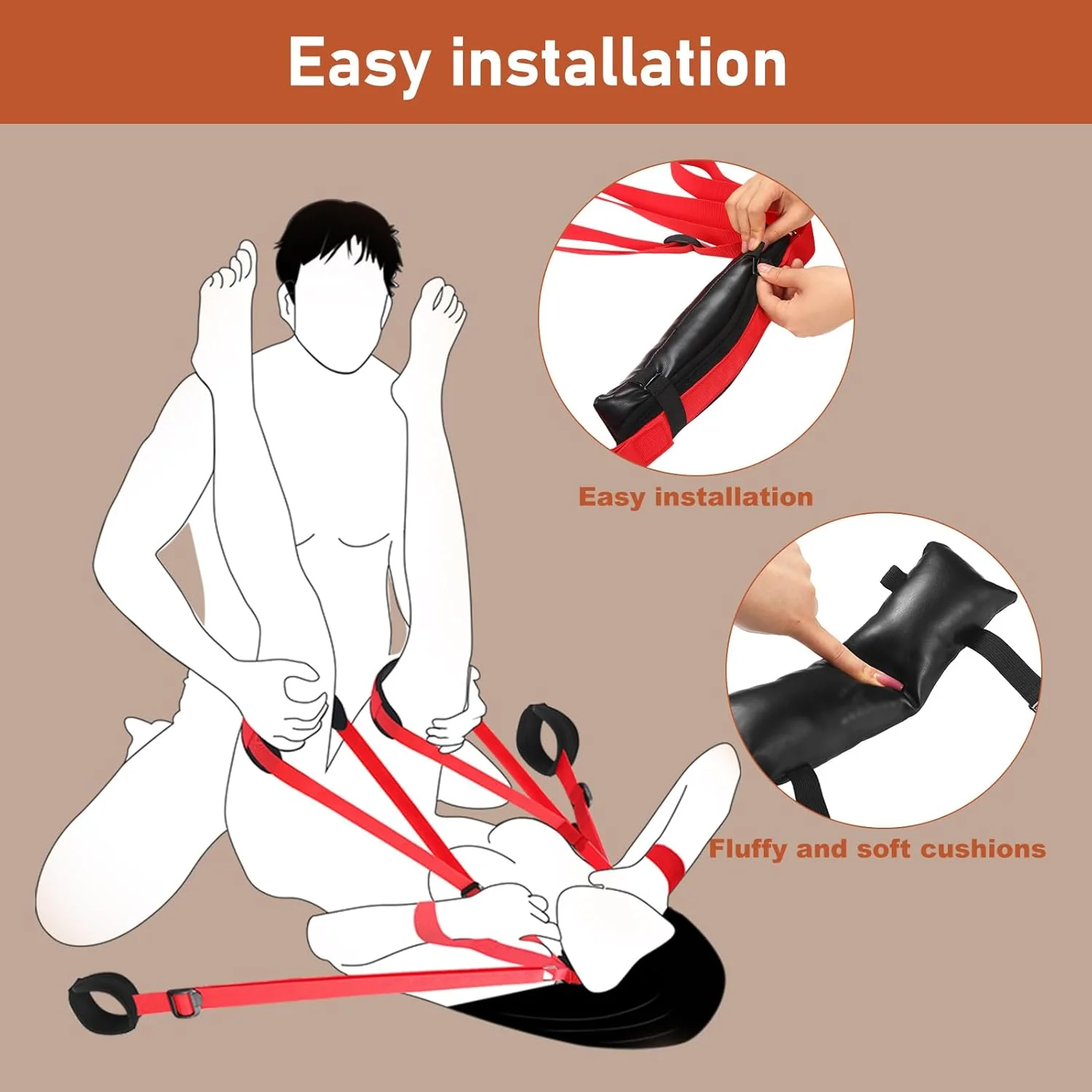 SilkTorque Adjustable Sling Kit with Neck Pillow & Whip - Image 4