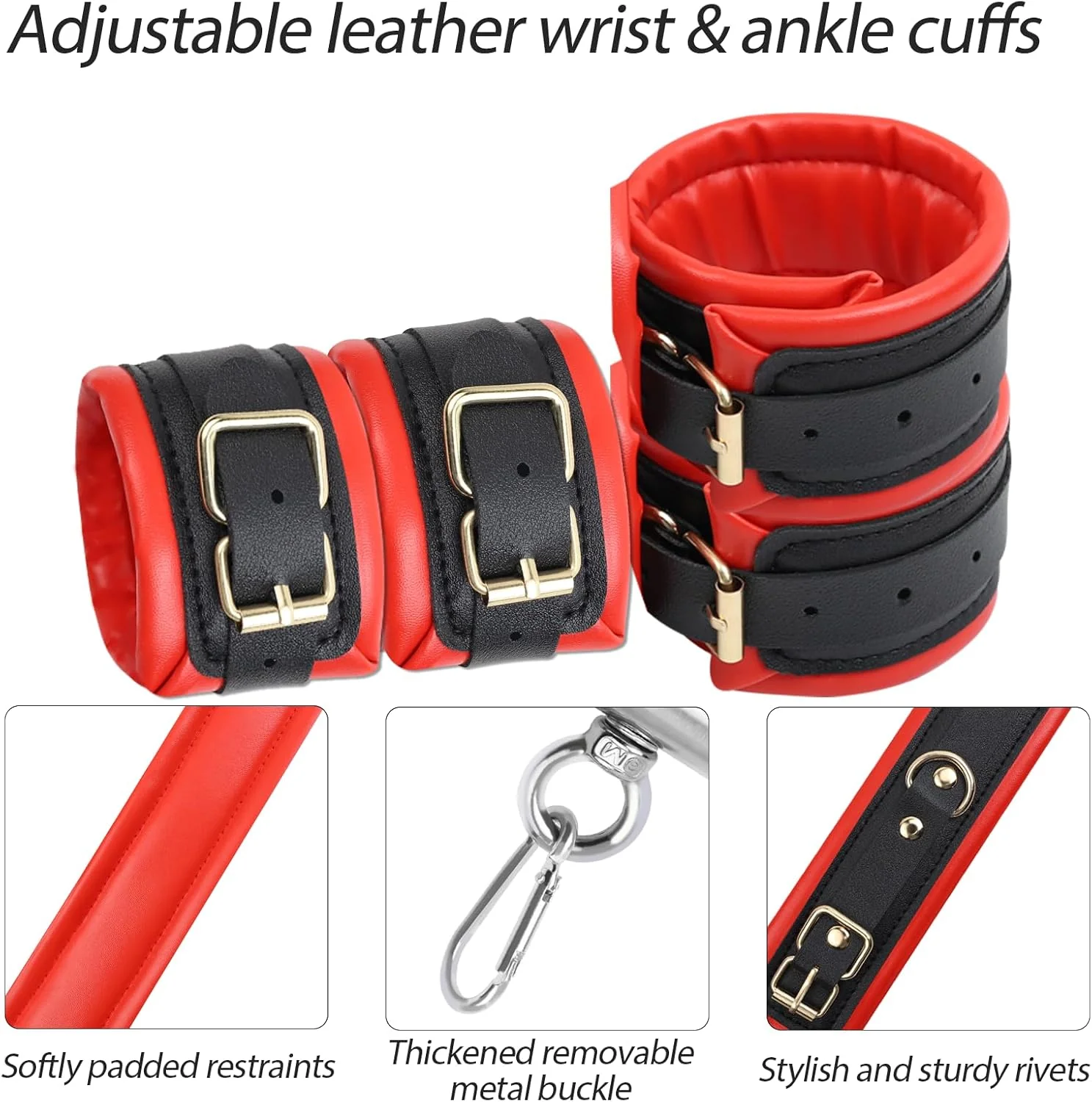 CrimsonSteel Red Stainless Steel Spreader Bar Kit - Image 3