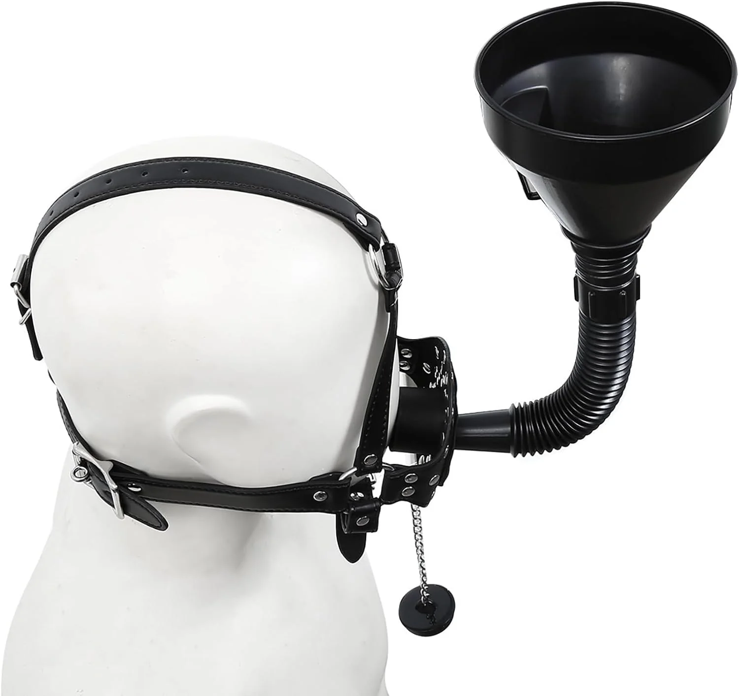 Extreme BDSM Funnel Sex Mask - Image 4