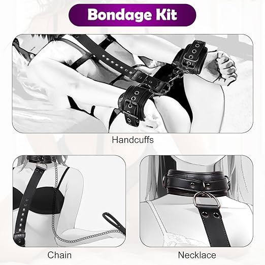 SecurePathKit Extreme BDSM Bondage Restraints Set - Image 6