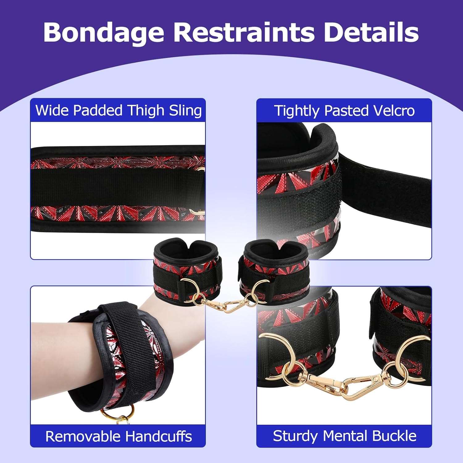 SecurePosition Sex Pillow BDSM Restraints Kit - Image 3