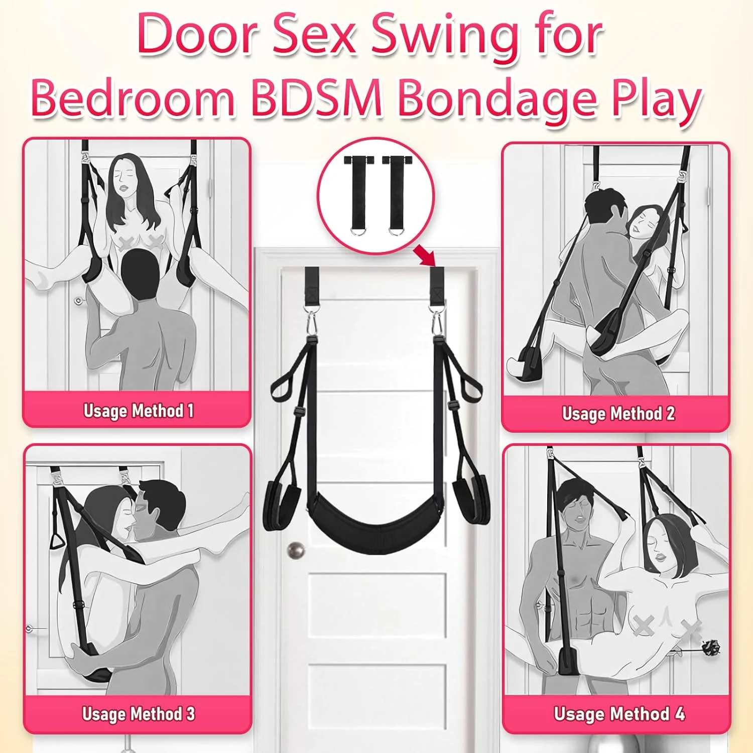 AeroRotate 2-in-1 360° Sex Swing 800lb - Image 2