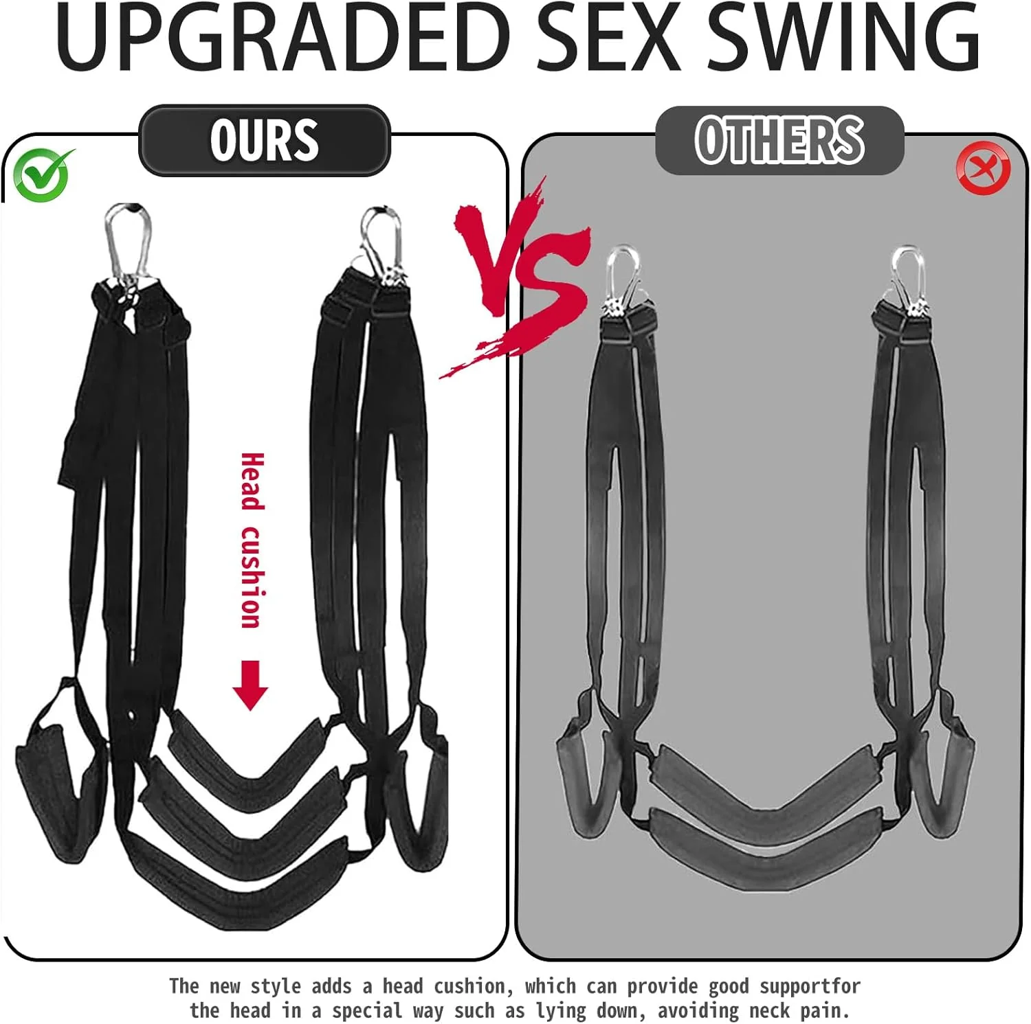 AeroBond Heavy Duty Sex Swing 350lb Adjustable - Image 7