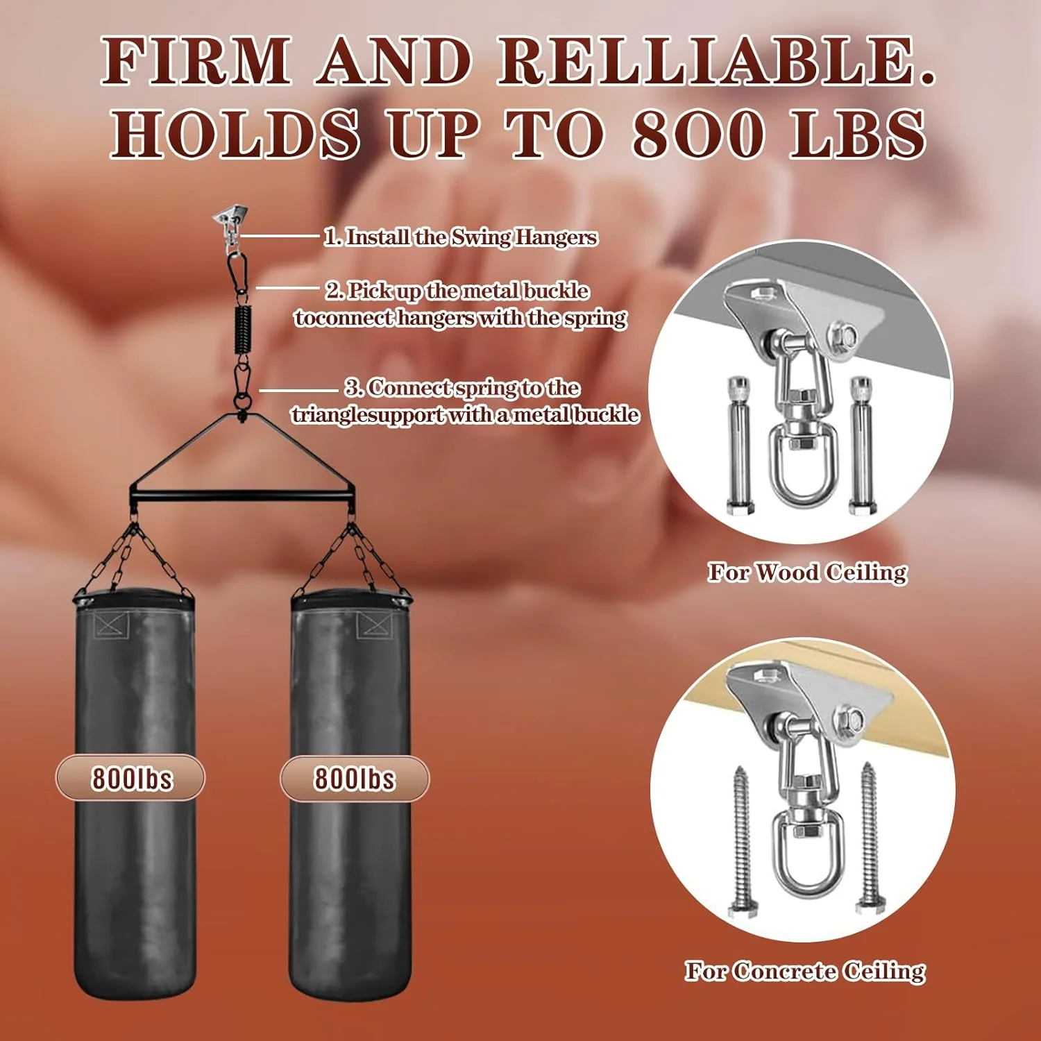 TriVanta 360° Ceiling & Door Sex Swing Kit - Image 6