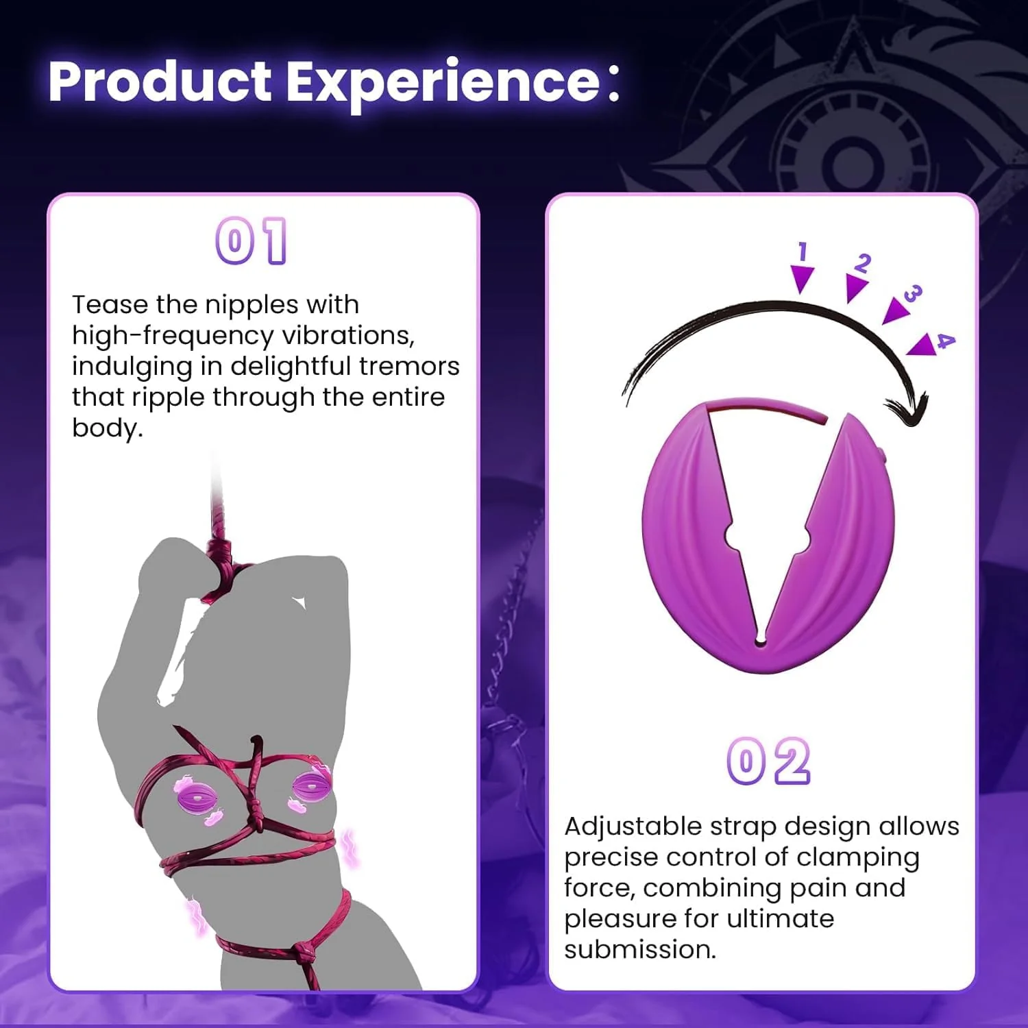 StealthPulseX Mini Remote Nipple Vibrators – 10 Modes - Image 4