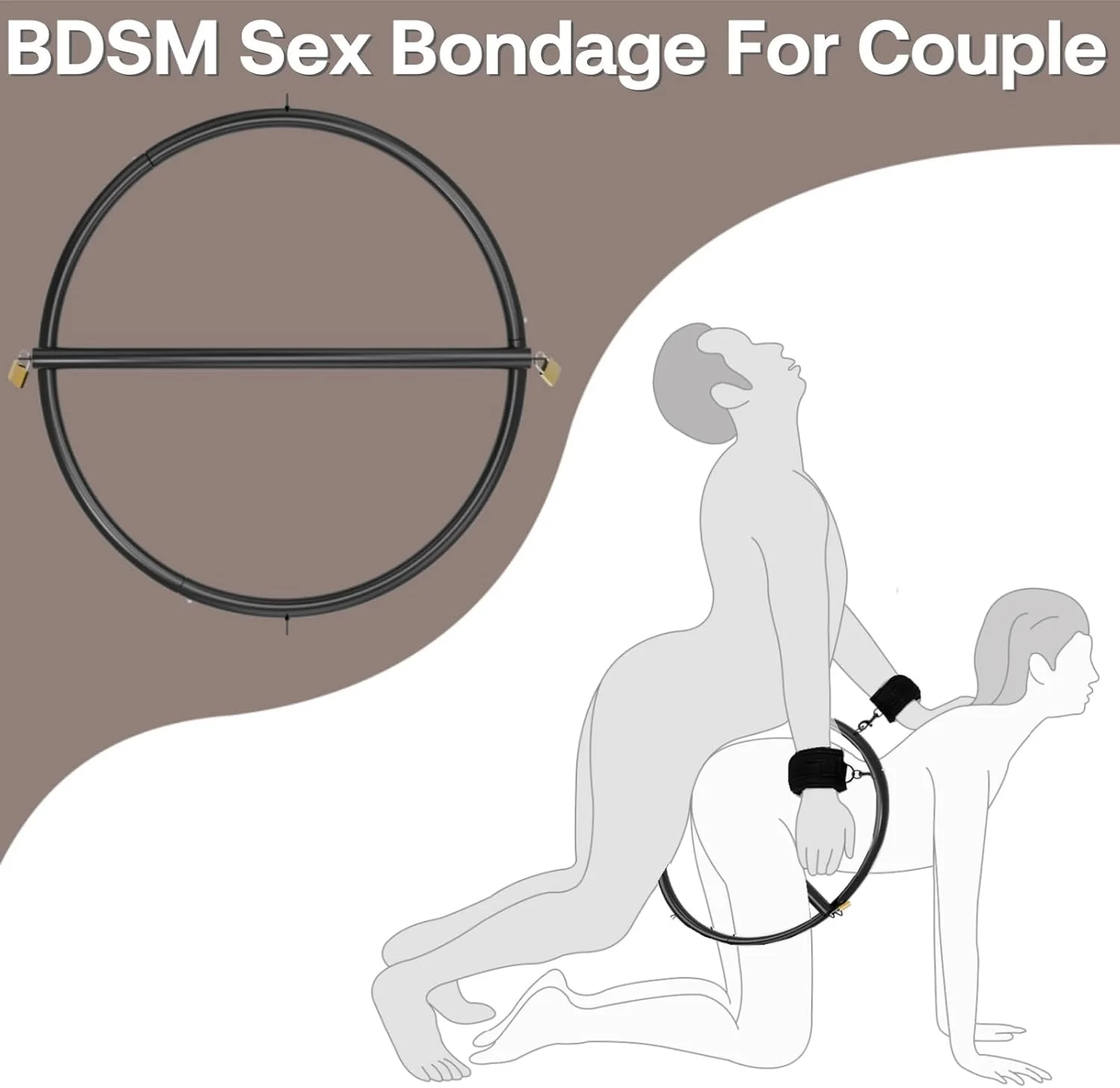 WaistSecure Modular BDSM Spreader Bar Kit - Image 3