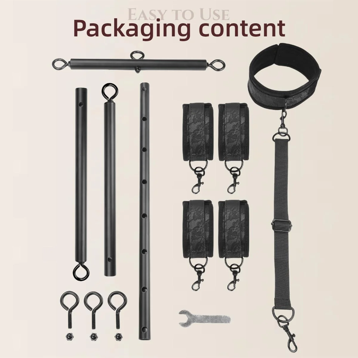 SpreaderControl BDSM Spreader Bar Restraints - Image 6