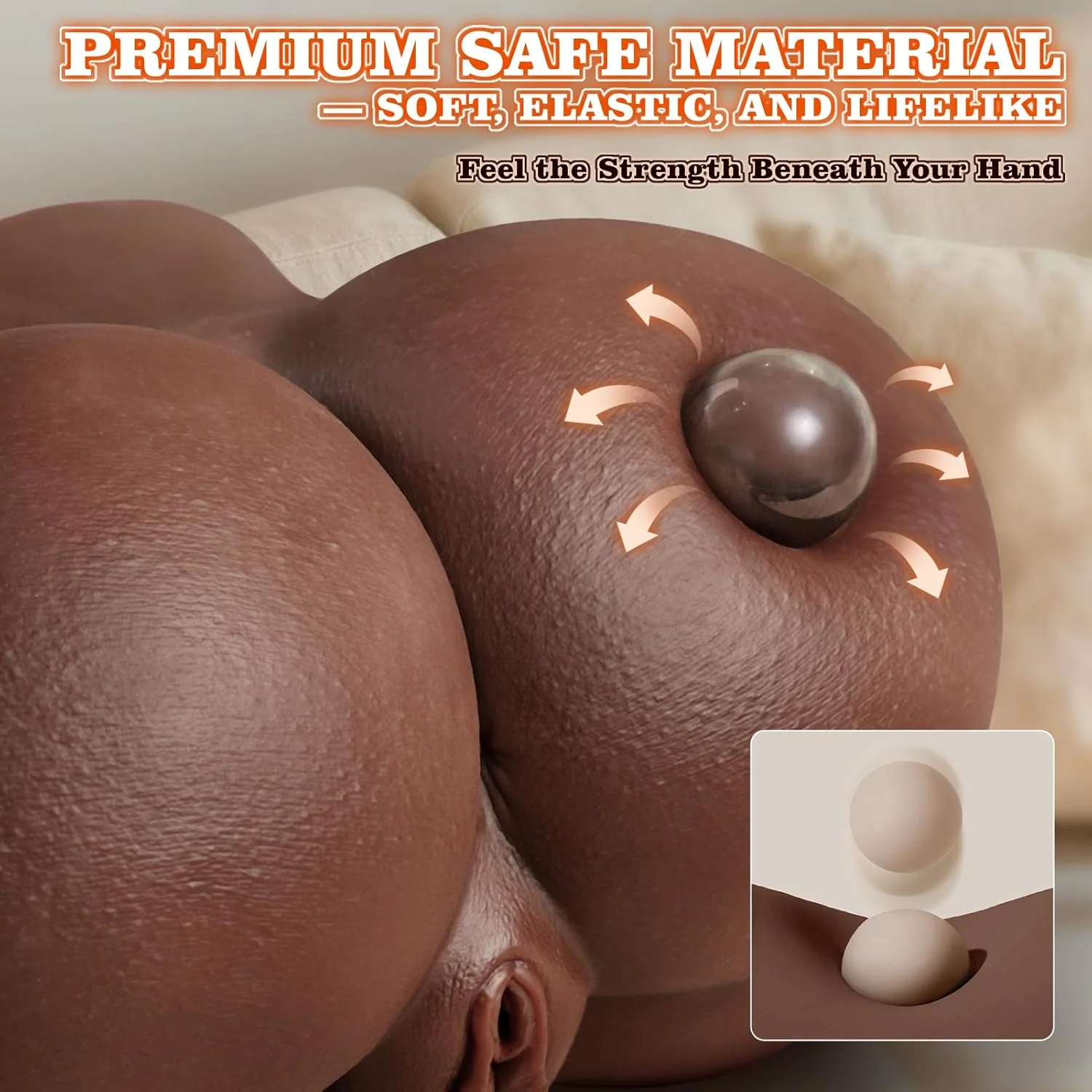 EbonyCurve Realistic Sex Doll 5 Suction 8 Vibration - Image 4