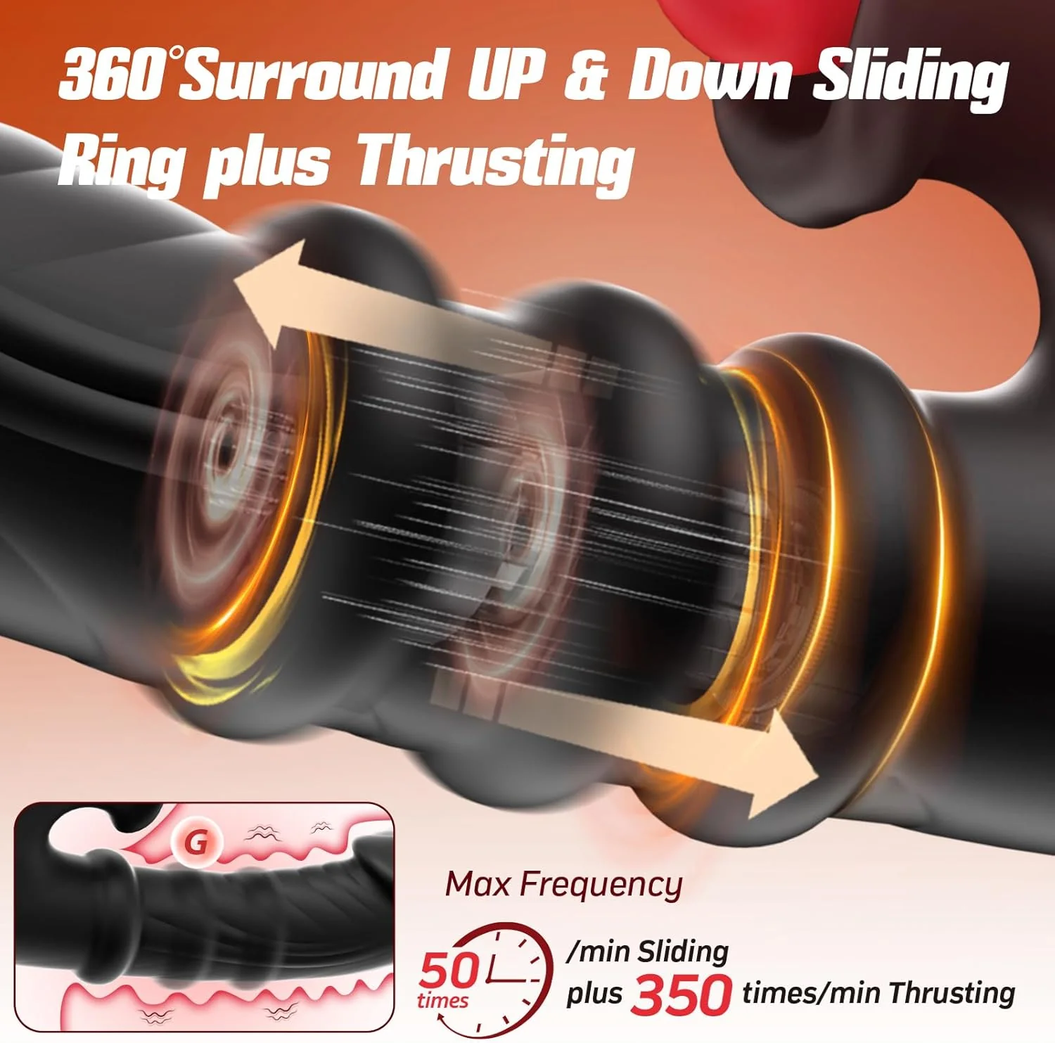 NoctraSlide AI Thrust Rabbit Licking Vibrator 4-in-1 G-Spot Toy - Image 3