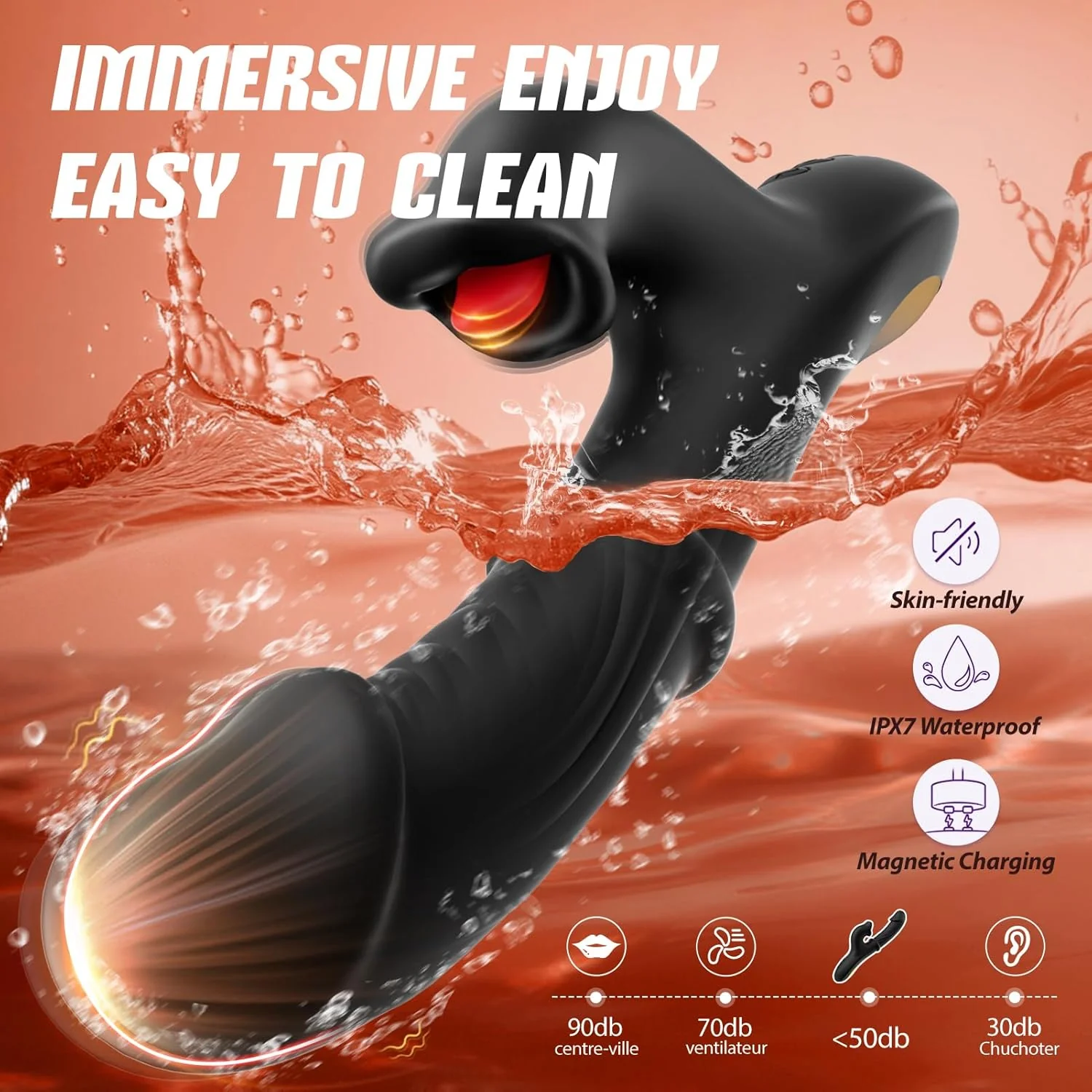 NoctraSlide AI Thrust Rabbit Licking Vibrator 4-in-1 G-Spot Toy - Image 6