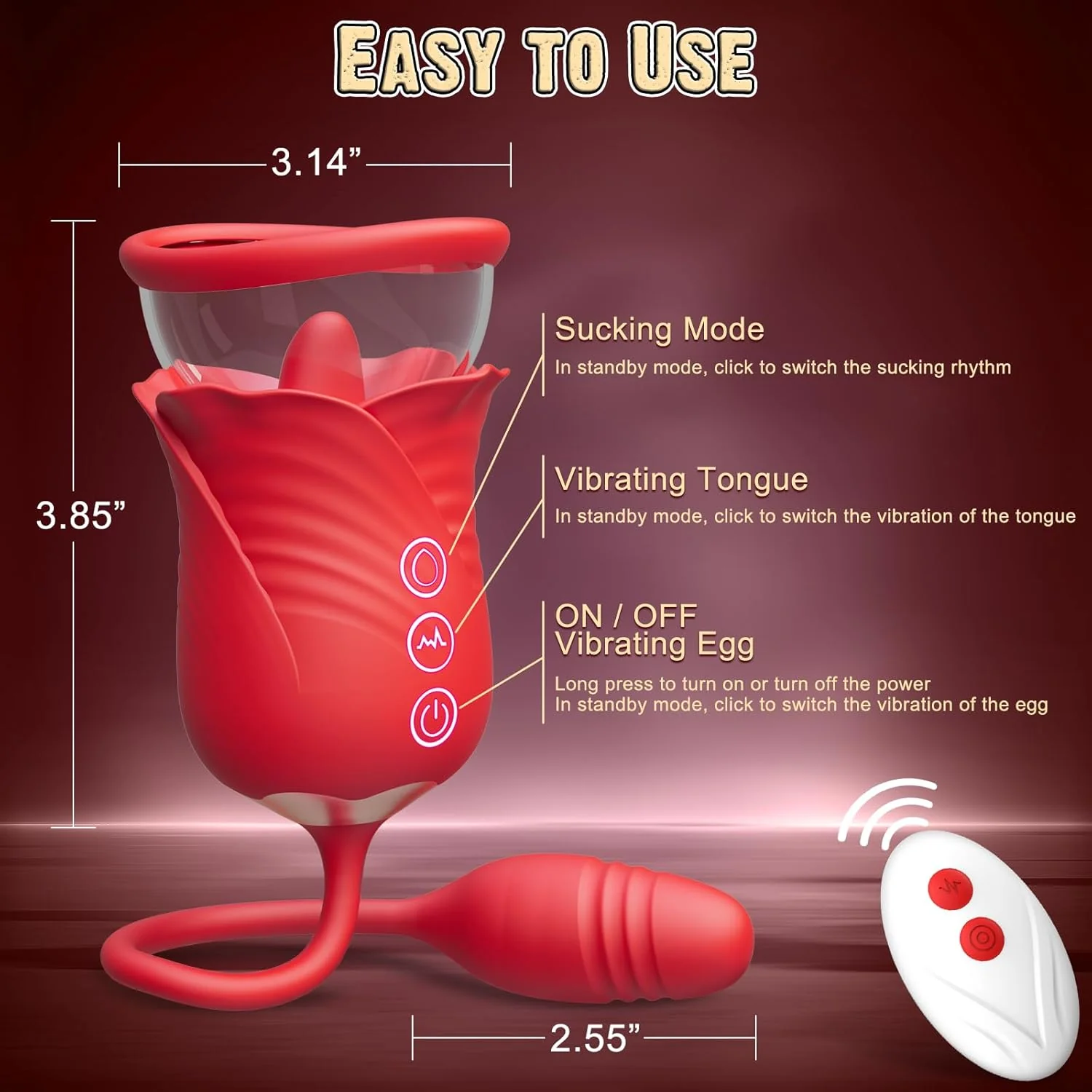 BloomLocks Multi Stimulation Clitoris Sucking Vibrator - Image 5