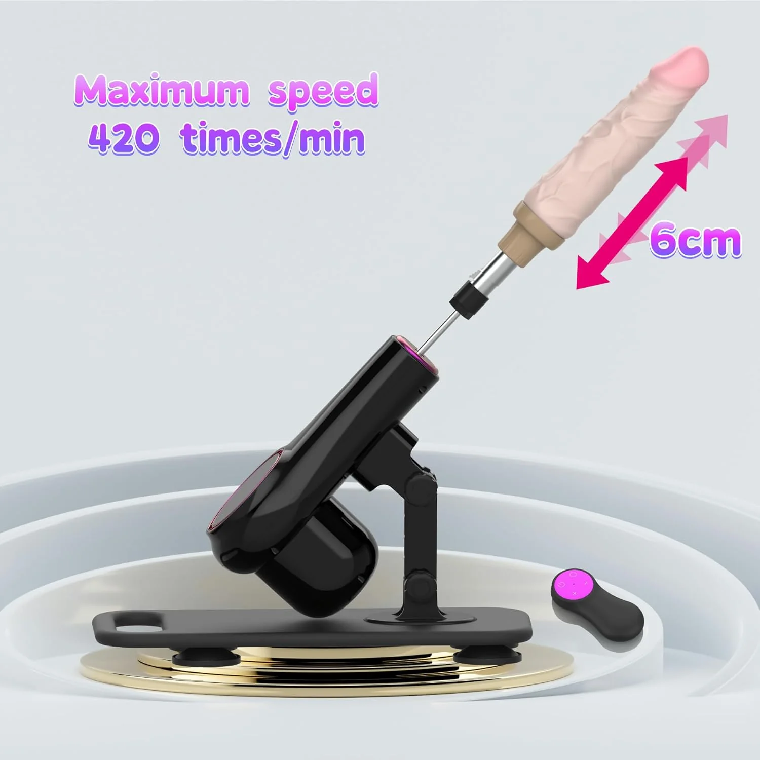 BoldQuiver Remote Control Dildo Sex Machine - Image 3