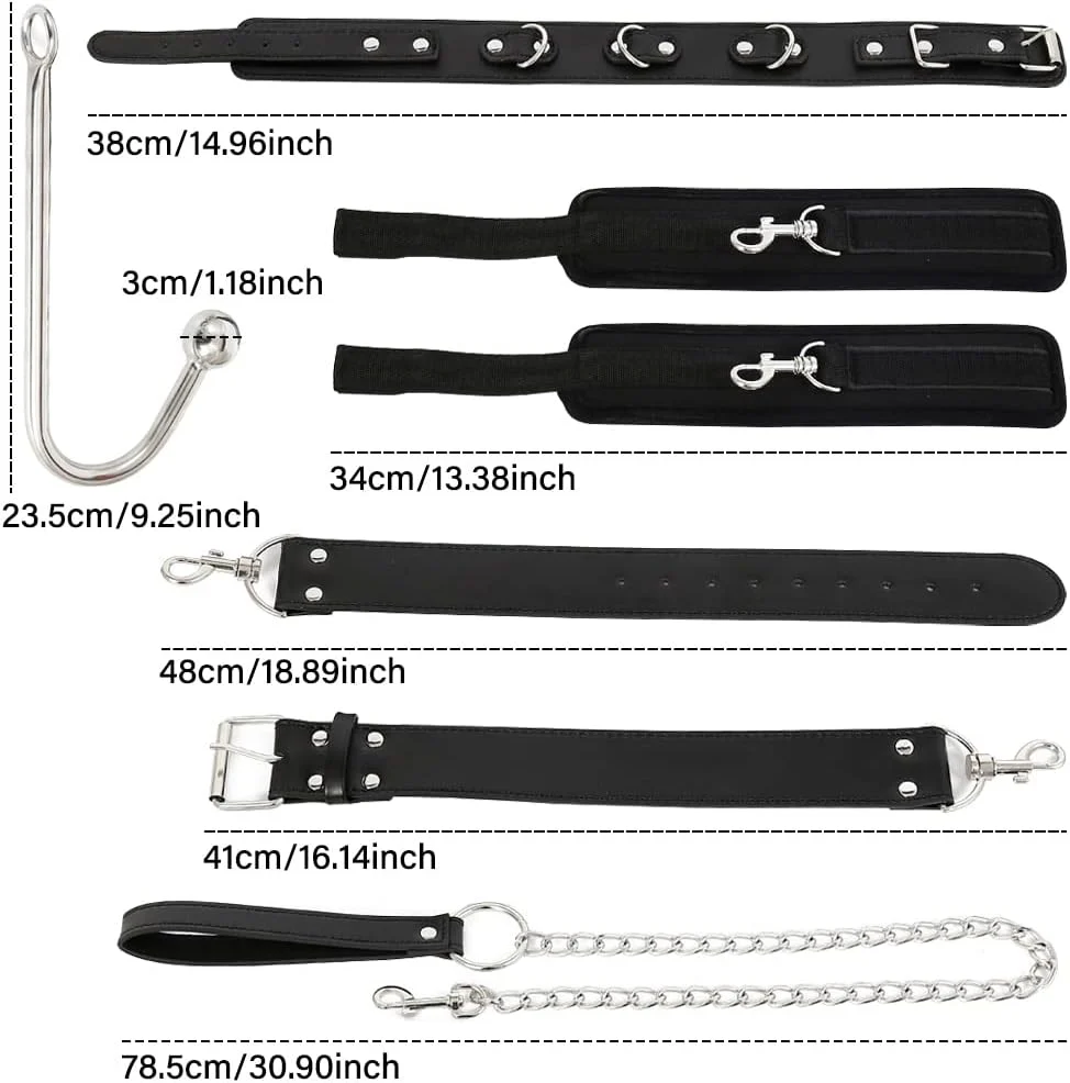 LeashHook Anal Hook Collar Leash Bondage Set - Image 5
