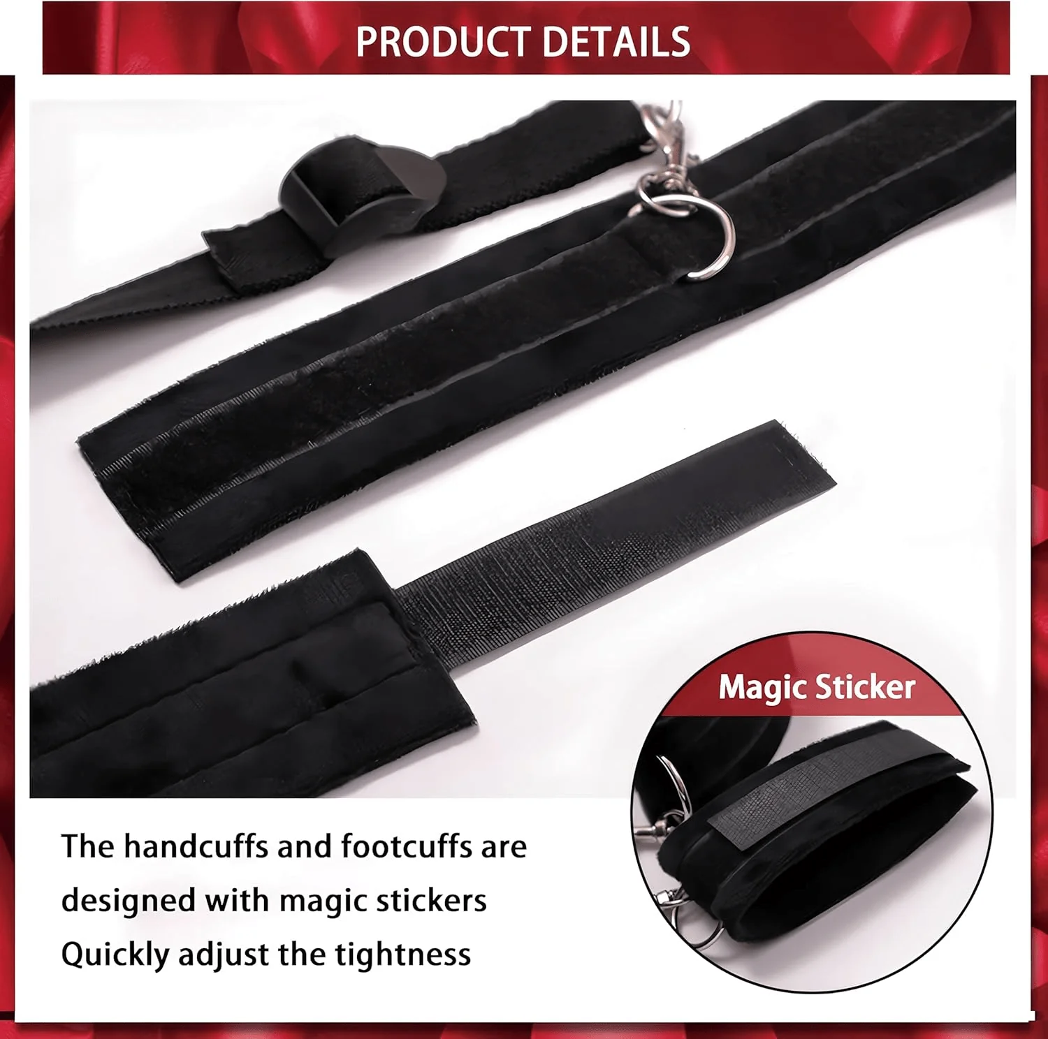 VelvetTorque BDSM Sling with Neck Support & Cuffs - Image 6